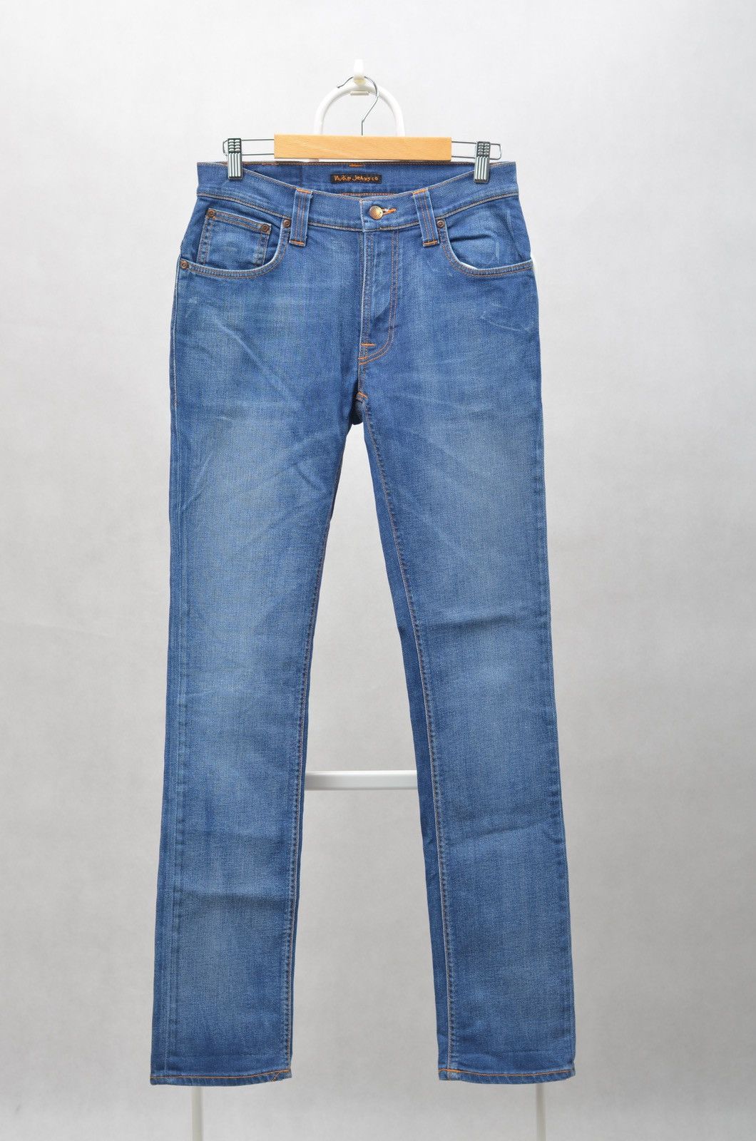 Nudie Jeans Nudie Thin Finn org klein used Classic Slim Fit Jeans sz 30 Size US 30 / EU 46 - 3 Thumbnail
