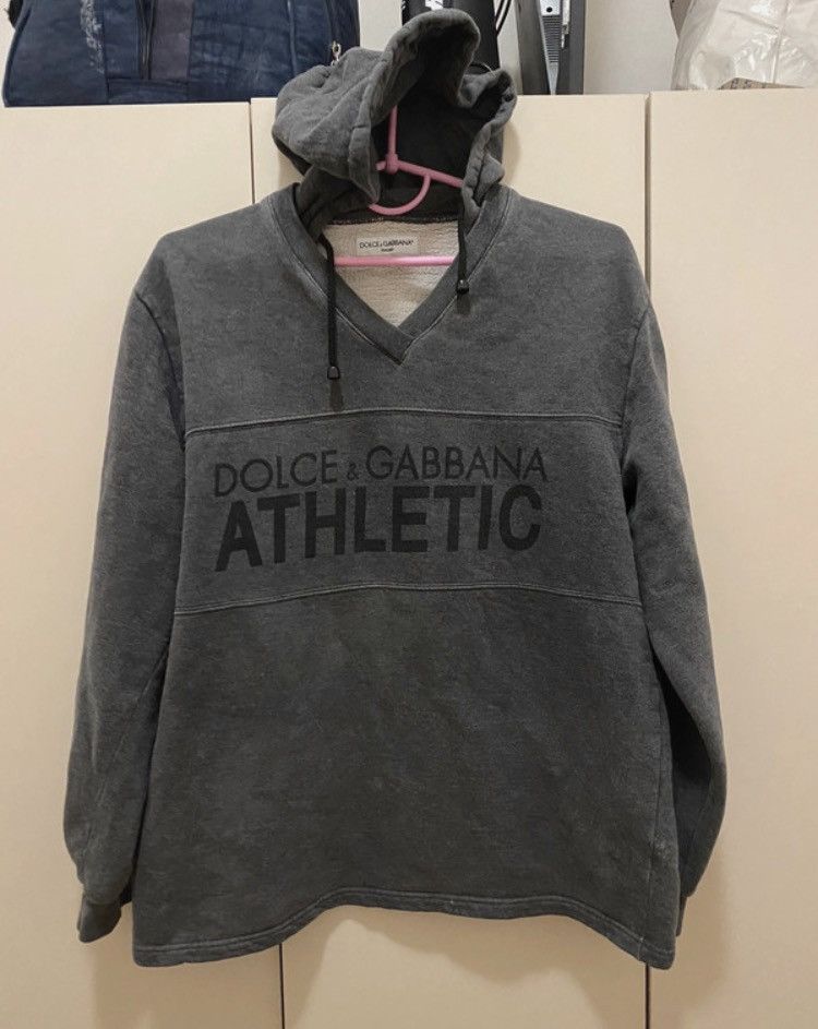 Dolce & Gabbana × Vintage DOLCE & GABBANA Logo Spellout Design Hoodie Size US S / EU 44-46 / 1 - 1 Thumbnail