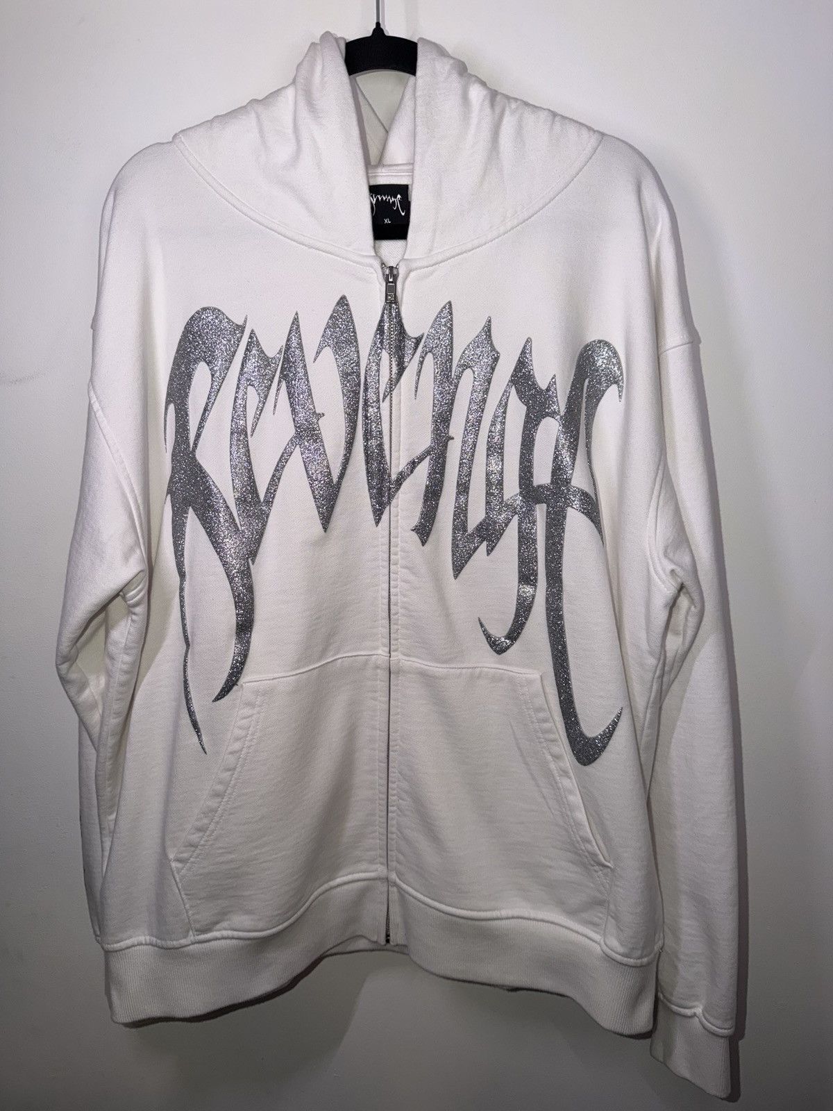 Revenge Revenge vvs arch logo zip white/black Size US XL / EU 56 / 4 - 1 Thumbnail