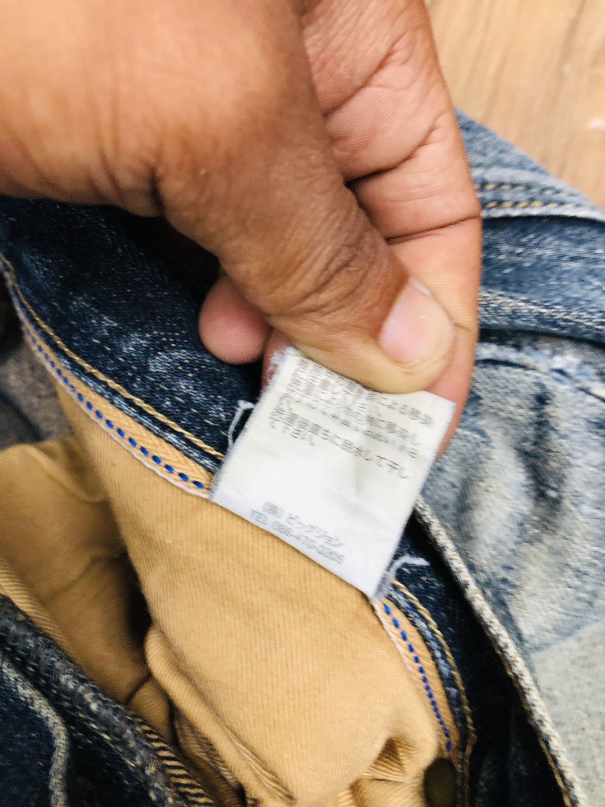 Japanese Brand Denim Craft Distressed Jeans (33) Size US 33 - 12 Thumbnail