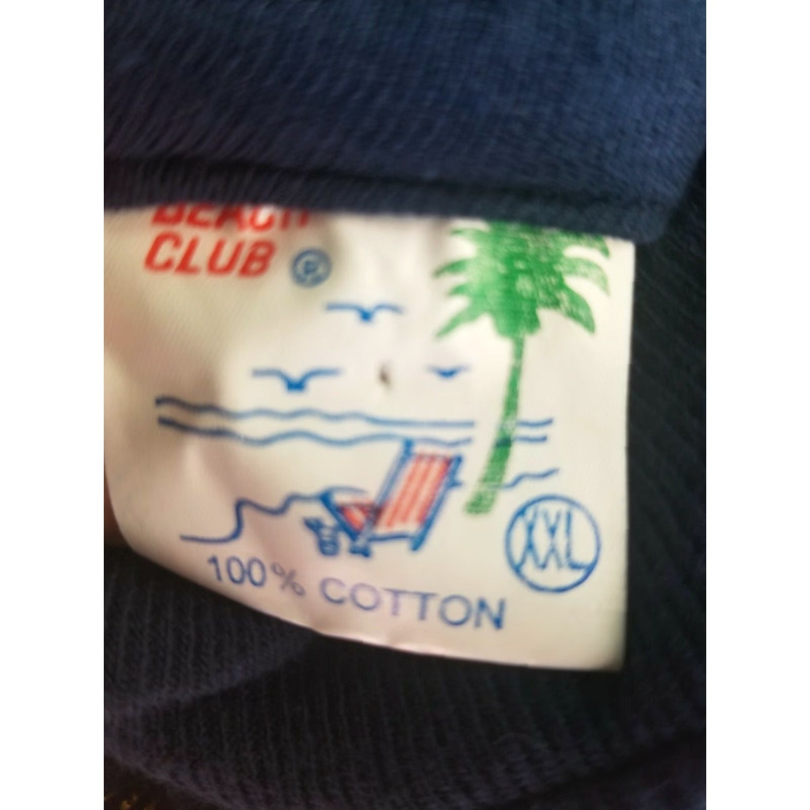 Vintage VINTAGE Beach Club Gibraltar Embroidered Souvenir Travel T Shirt Mens XXL Blue 2XL Short Sleeve Crew Neck Classic Fit Size US XXL / EU 58 / 5 - 6 Thumbnail