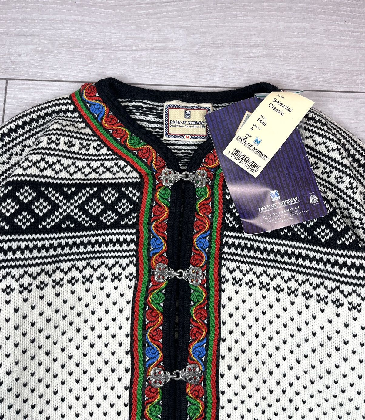 Dale Of Norway New! Dale Of Norway Metal Button Wool Cardigan Sweater Size US M / EU 48-50 / 2 - 6 Thumbnail