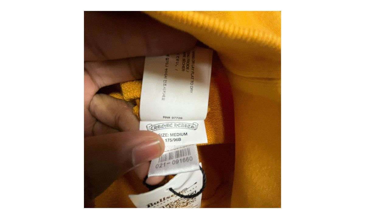 Chrome Hearts Chrome Hearts Script Logo Yellow Hoodie Size US M / EU 48-50 / 2 - 5 Thumbnail