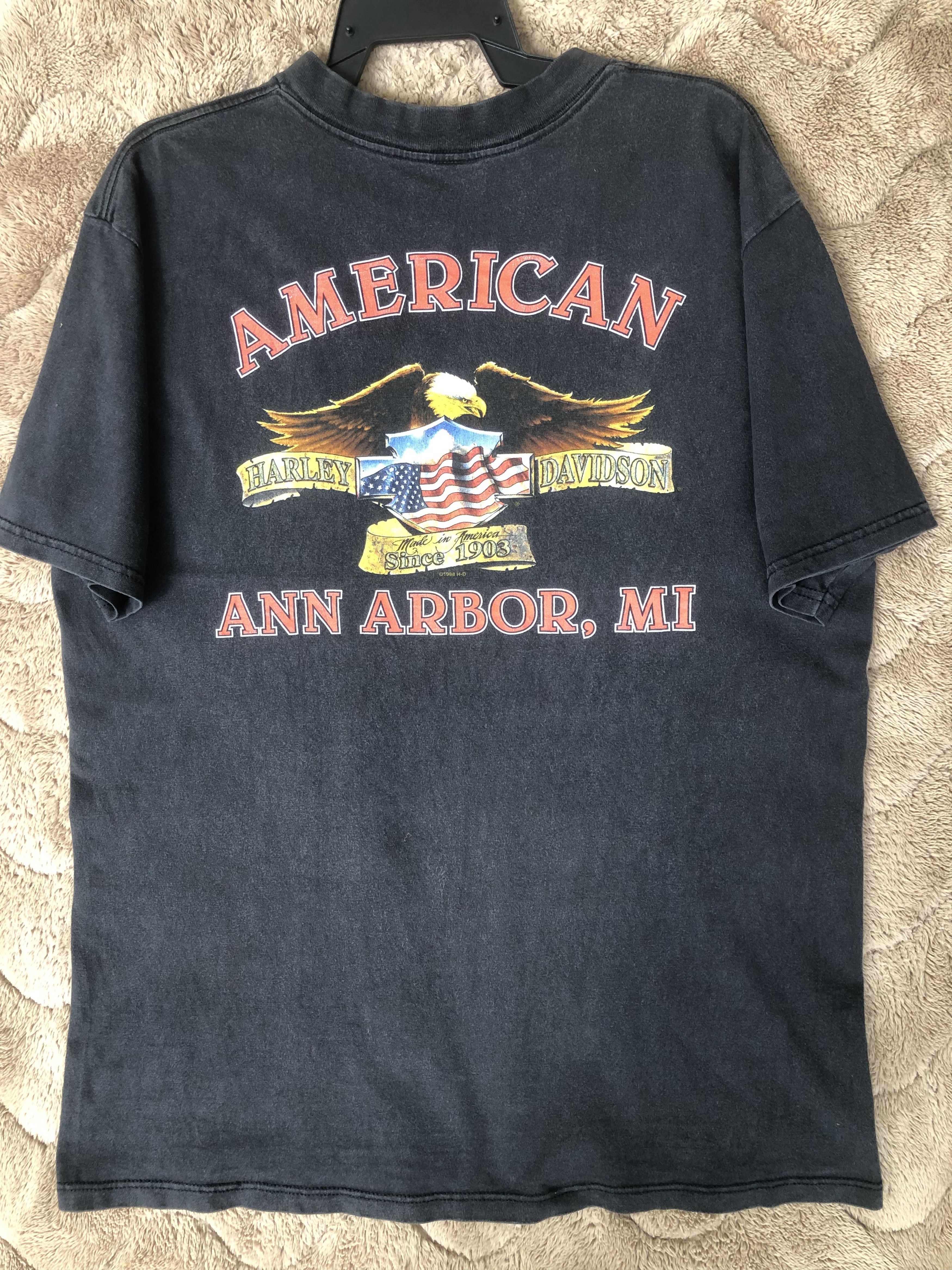 Harley Davidson Vintage 90s Harley Davidson Tee Size US XL / EU 56 / 4 - 3 Thumbnail