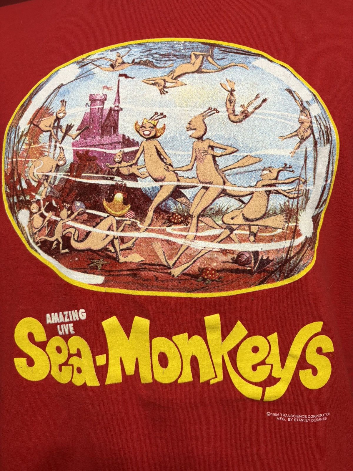 Vintage Vintage The Amazing Sea Monkeys Tshirt 90’s Stanley Desantis Size US XL / EU 56 / 4 - 2 Thumbnail