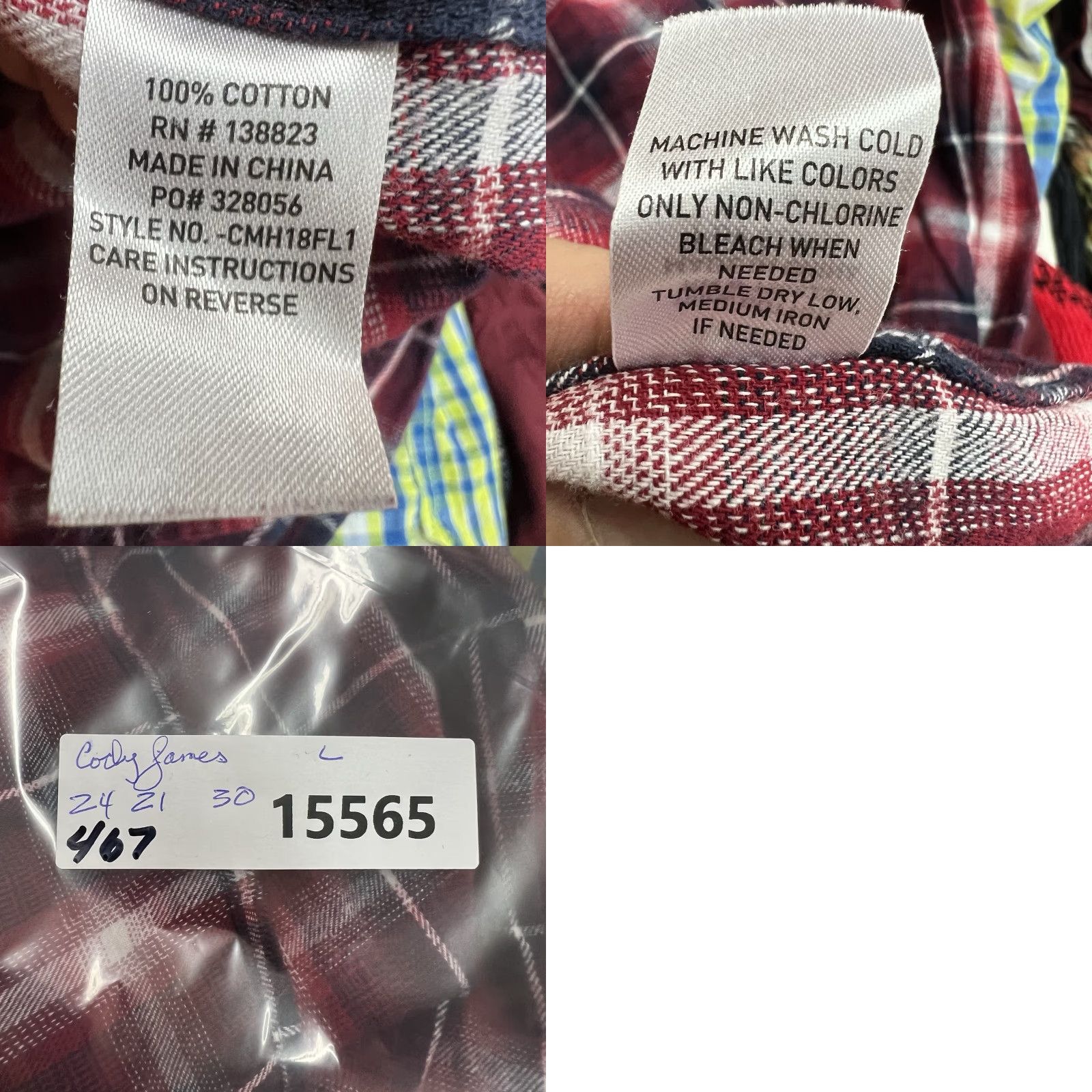 Vintage VINTAGE Pearl Plaid Western Flannel Shirt Men’s L Red Pearl Snap Button-Up Long Sleeve Size US L / EU 52-54 / 3 - 8 Thumbnail