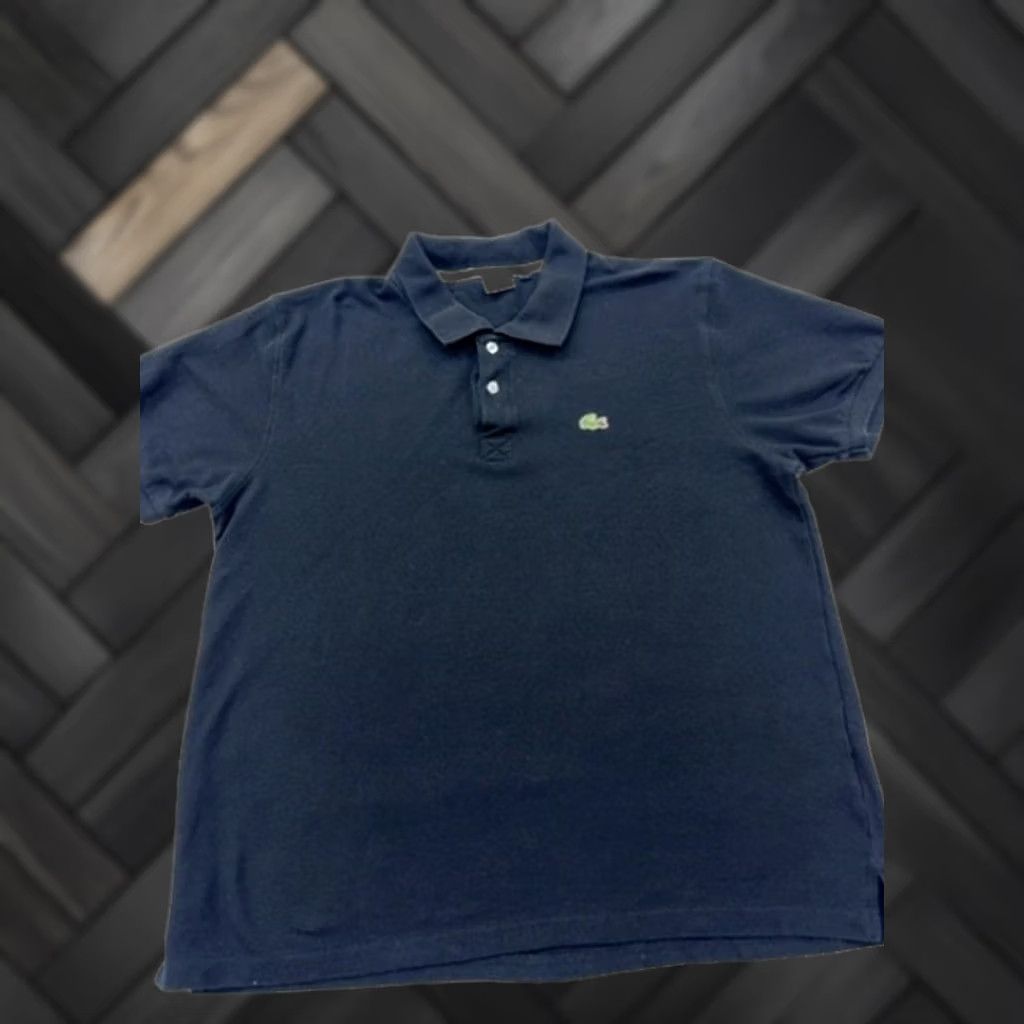 Lacoste Lacoste L.12.12 Navy Short Sleeve Polo Shirt L 100% Cotton Pique Polo Shirt Men Navy solid 100% Cotton L.12.12 Size US L / EU 52-54 / 3 - 1 Thumbnail
