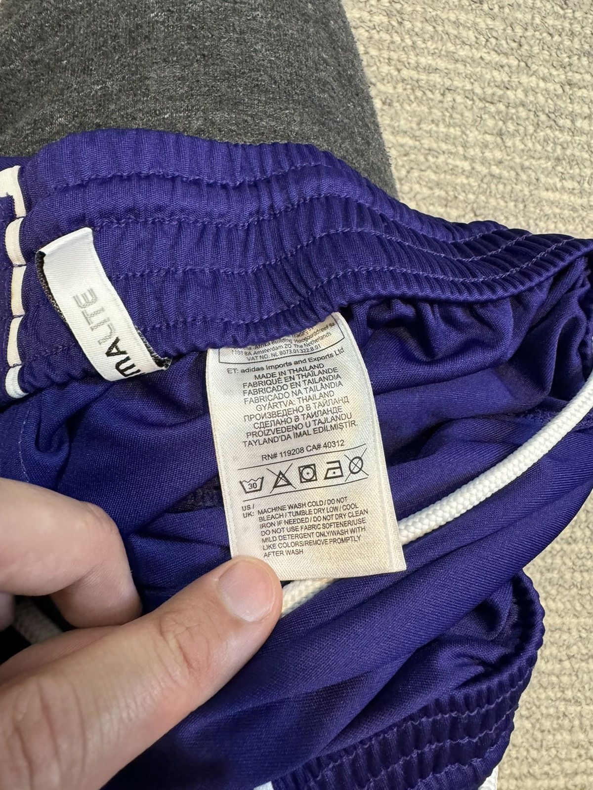Adidas Adidas Team Issue Training Shorts Sz XL Men's UW Purple Size US 39 - 10 Thumbnail