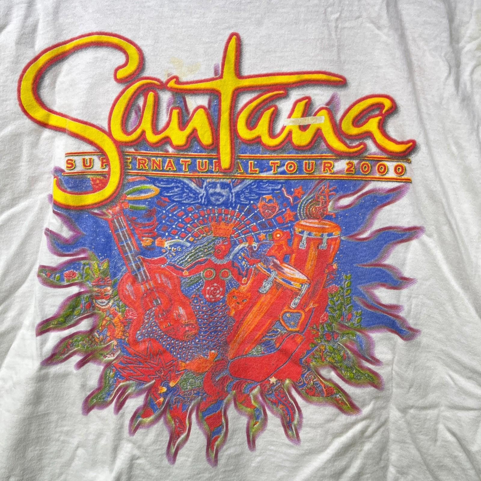 Vintage Vintage Santana Supernatural Tour T Shirt XL Size US XL / EU 56 / 4 - 4 Thumbnail