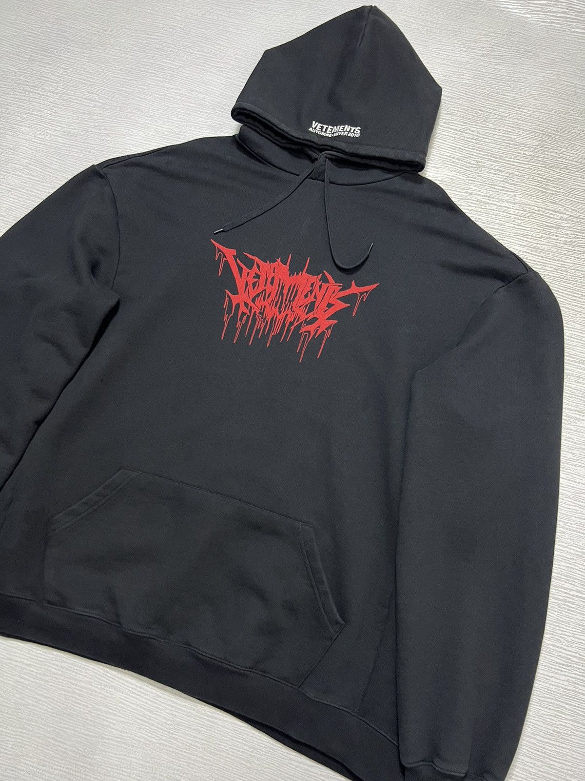 Vetements Vetements - F/W 18 - Metal Tour Hoodie Size US L / EU 52-54 / 3 - 4 Thumbnail