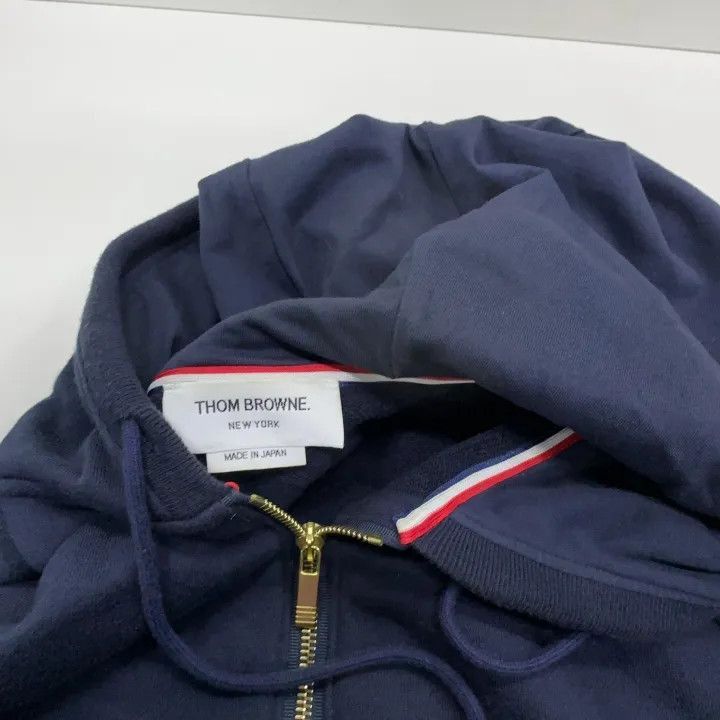Thom Browne TB Classic Striped Sleeve Hoodie Jacket -2507 Size US M / EU 48-50 / 2 - 2 Thumbnail