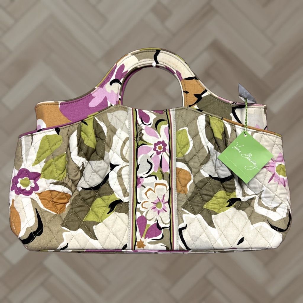 Vera Bradley Vera Bradley Portobello Road Abby Handbag Clutch 15x8x3” NWT Multicolor Flower Quilted Zipper Logo Womens Size ONE SIZE - 1 Thumbnail