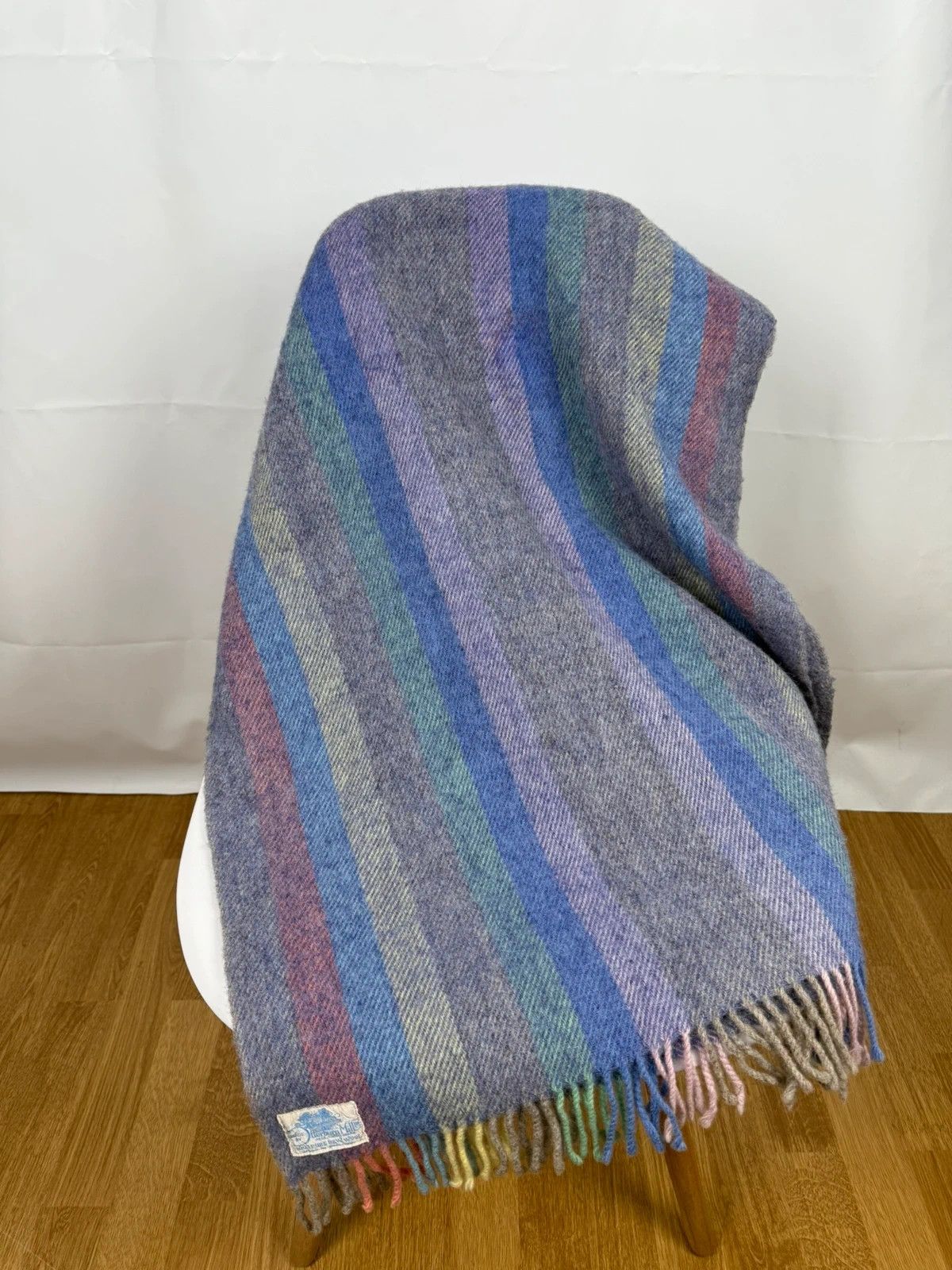 Other Otterburn Mill Vintage Pure Wool Plaid Blanket Throw Size ONE SIZE - 6 Thumbnail