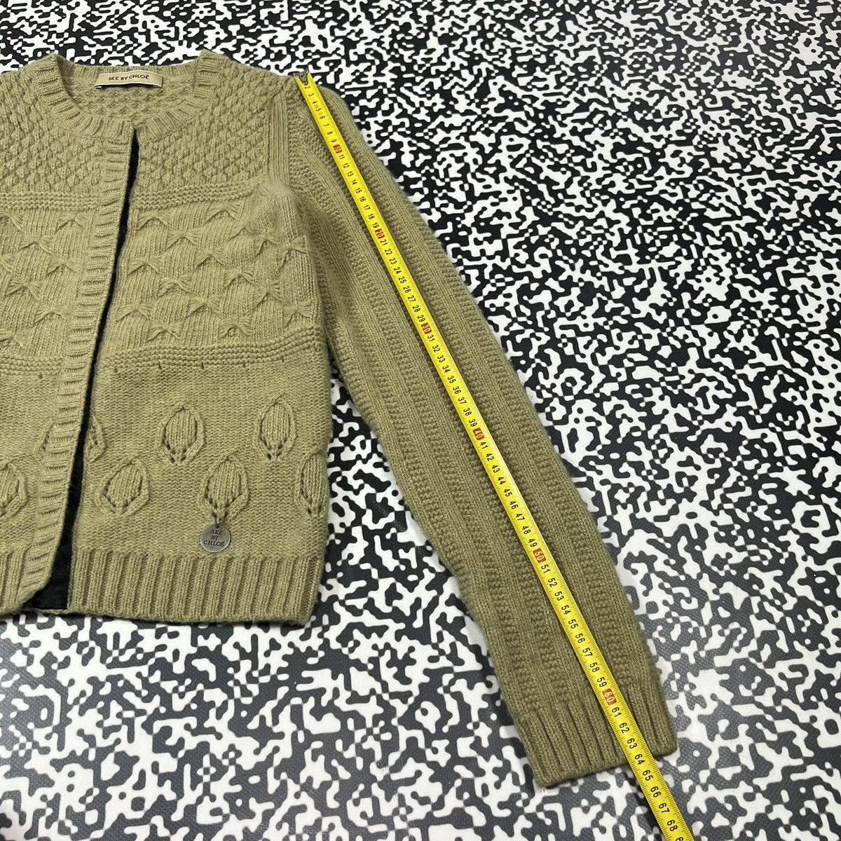 See by Chloe See By Chloe Knitted Wool Cardigan Sweater Y2K Luxury Style Size XS / US 0-2 / IT 36-38 - 15 Thumbnail
