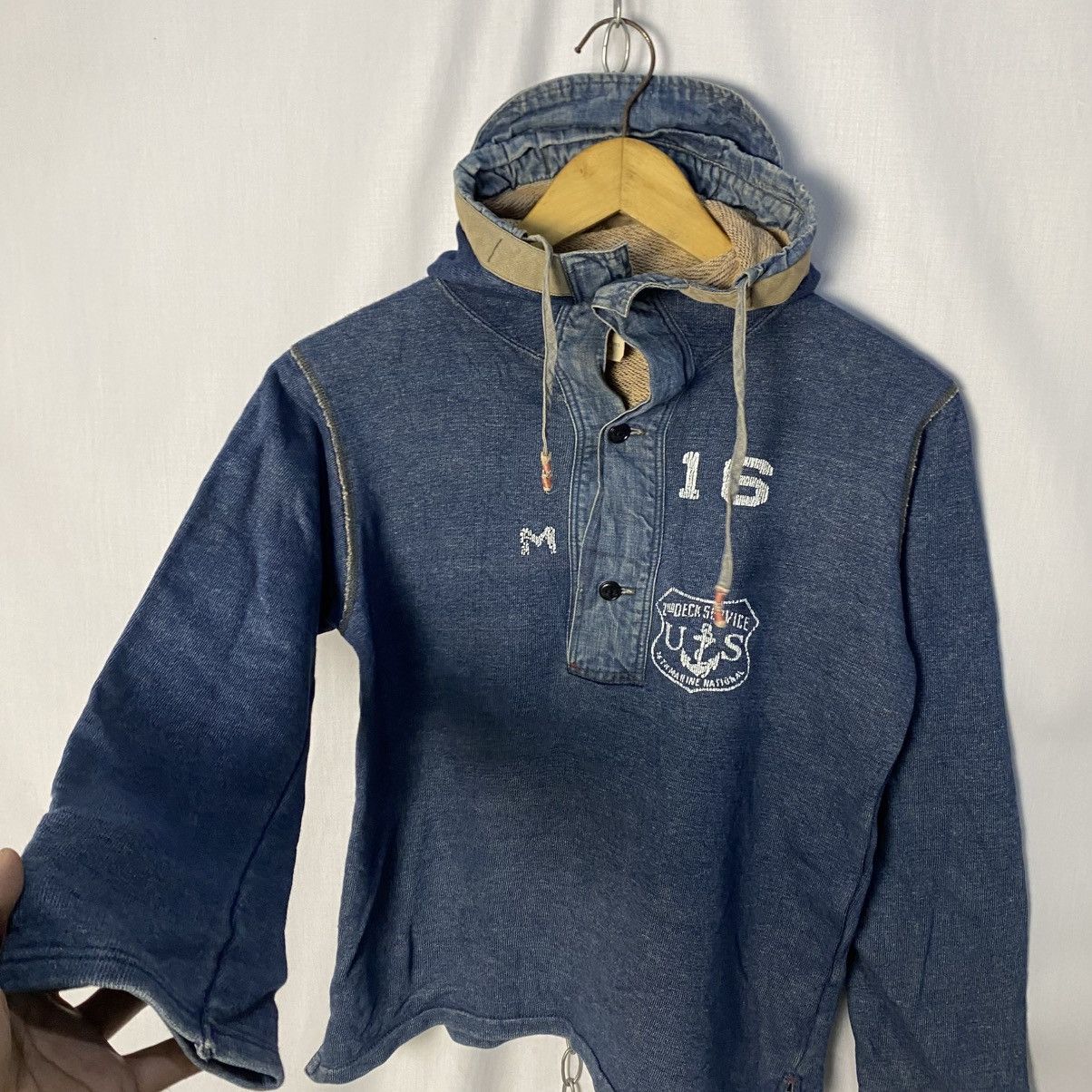 Vintage 14th Marine National Deck Service Denim & Dungaree Limited Size US XS / EU 42 / 0 - 2 Thumbnail