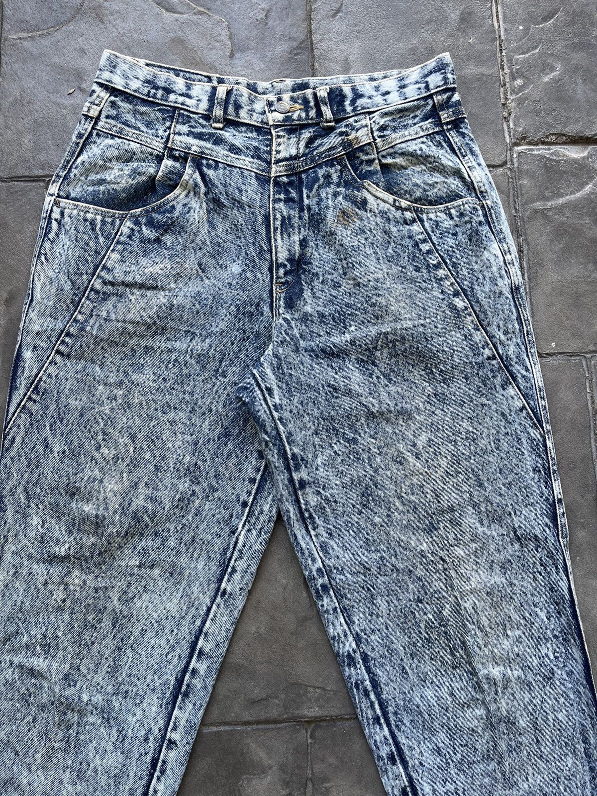 If Six Was Nine JAPAN MADE Fittz Acid Wash Denim Size US 31 - 4 Thumbnail