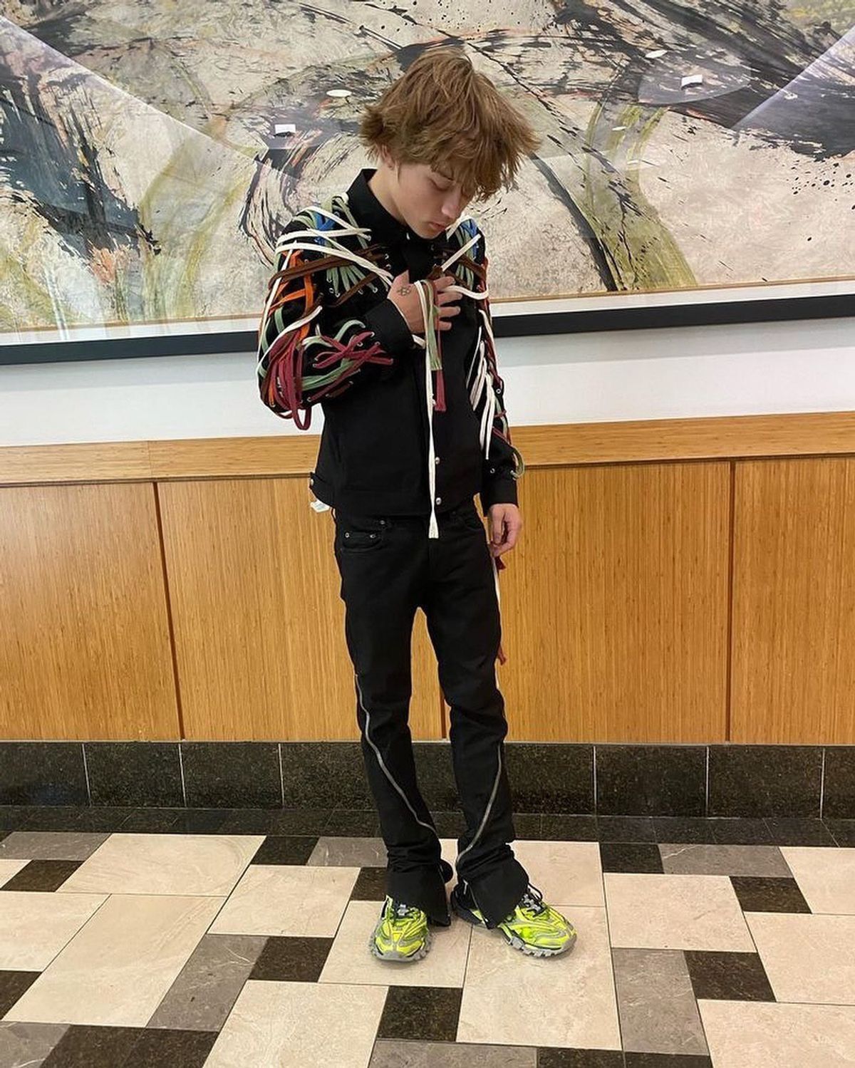 Balenciaga Balenciaga Grey Neon Yellow Size US 8 / EU 41 - 8 Thumbnail
