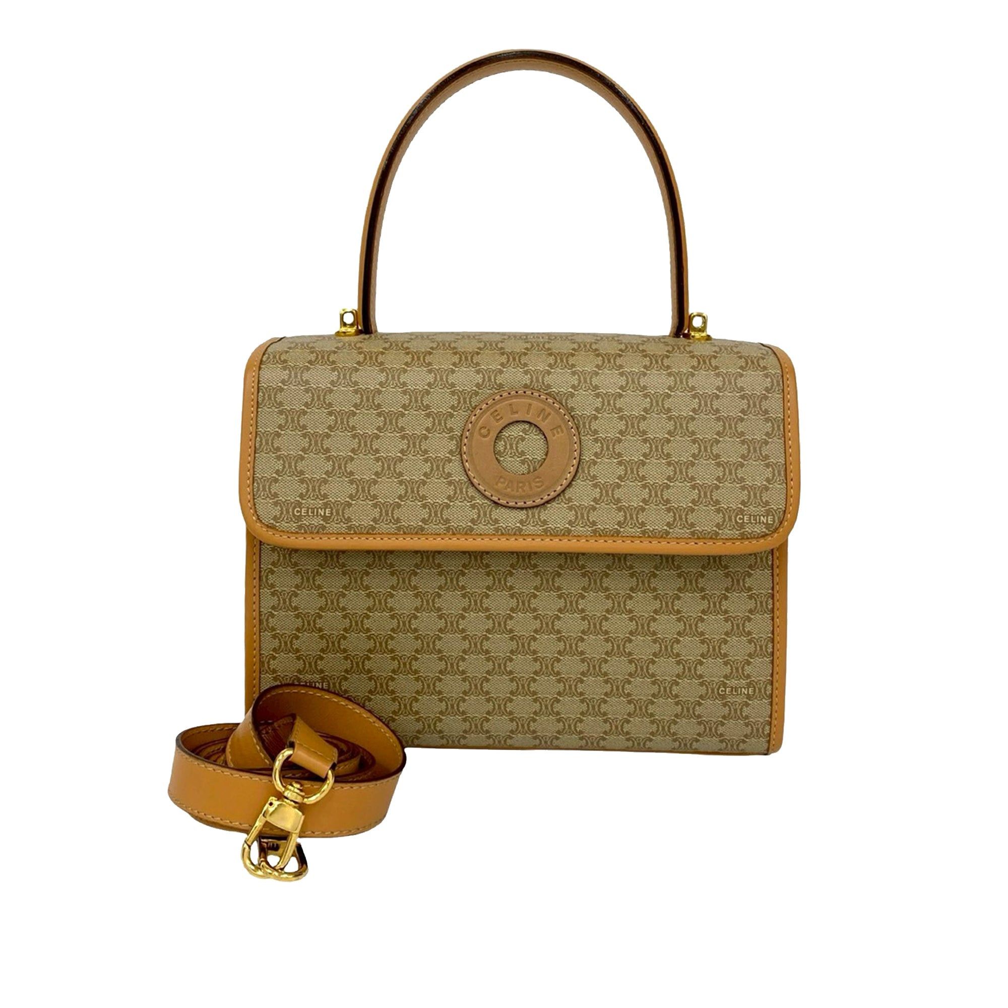 Macadam Coated Canvas Satchel