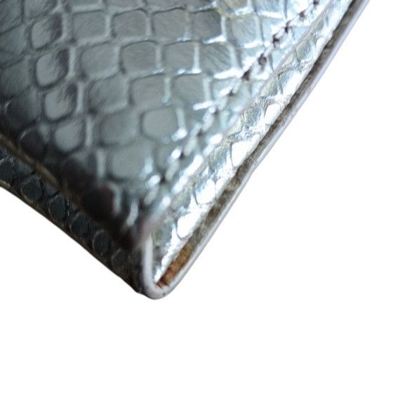 Loeffler Randall Pre-Owned Loeffler Randall Tab Embossed Metallic Leather Clu Size ONE SIZE - 11 Thumbnail