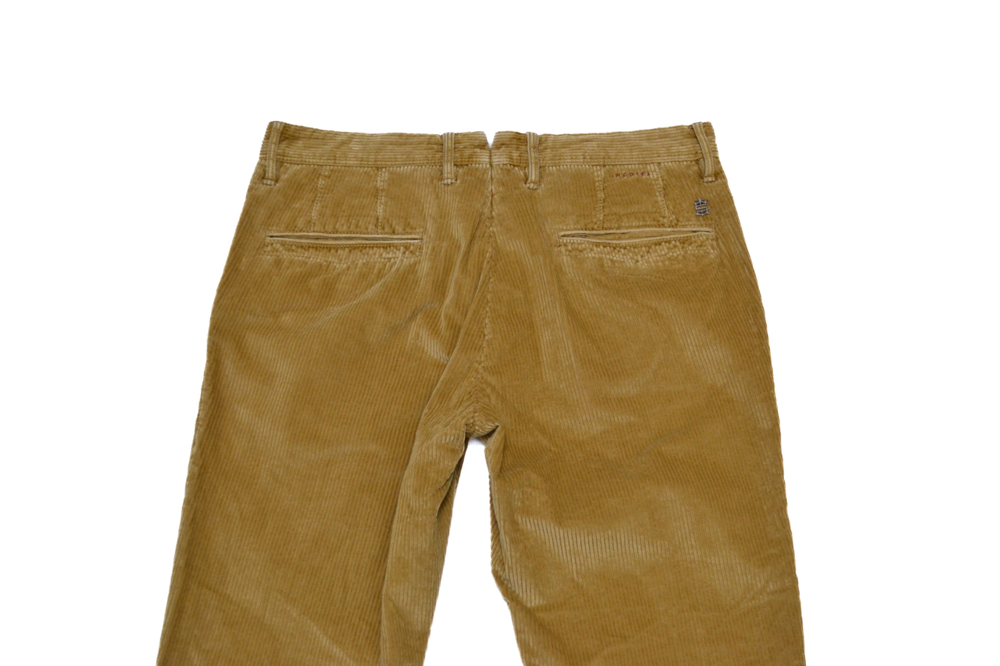 Incotex Incotex Men’s Brown Corduroy Trousers Pants Size 34 Size US 34 / EU 50 - 7 Thumbnail