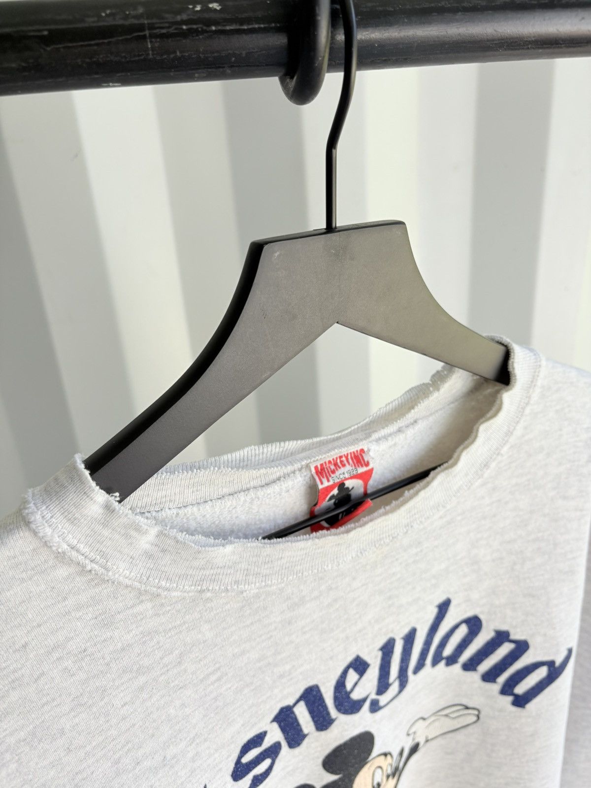 Vintage Disneyland Thrashed Sun Faded Sweatshirt Distressed Boxy ERD Size US M / EU 48-50 / 2 - 3 Thumbnail