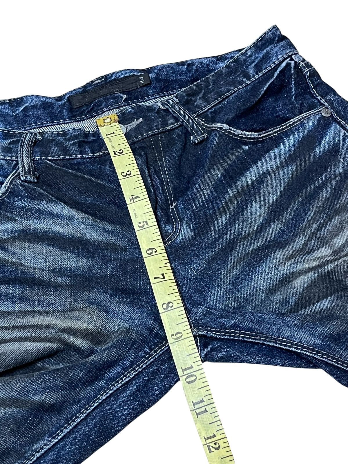 GOSTAR DE FUGA Japanese fashion FUGA/GOSTAR DE FUGA whiskers flared jeans Size US 31 - 16 Thumbnail