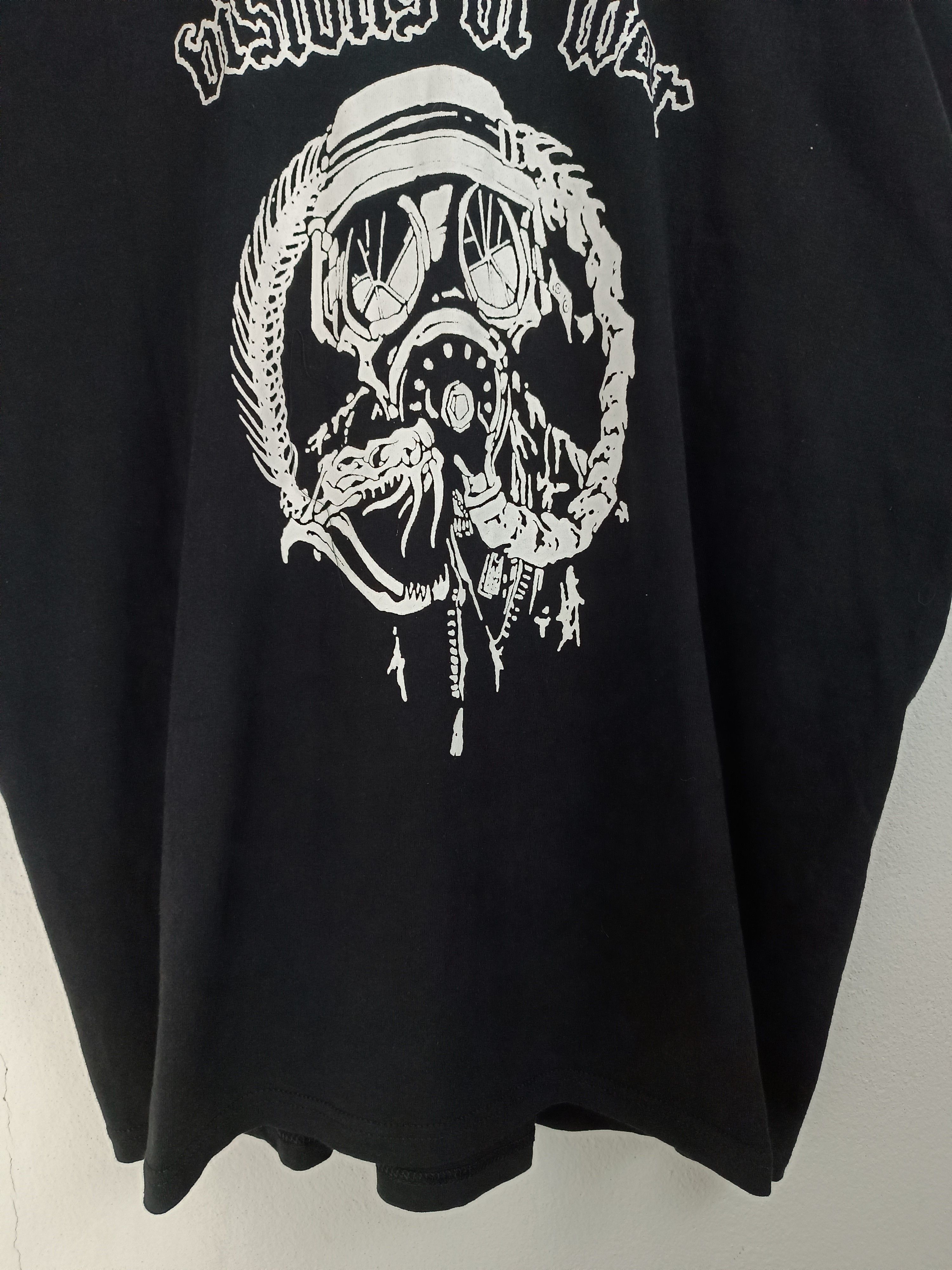 Band Tees VINTAGE VISIONS OF WAR CRUST CORE PUNK METAL TEE Size US XL / EU 56 / 4 - 9 Thumbnail