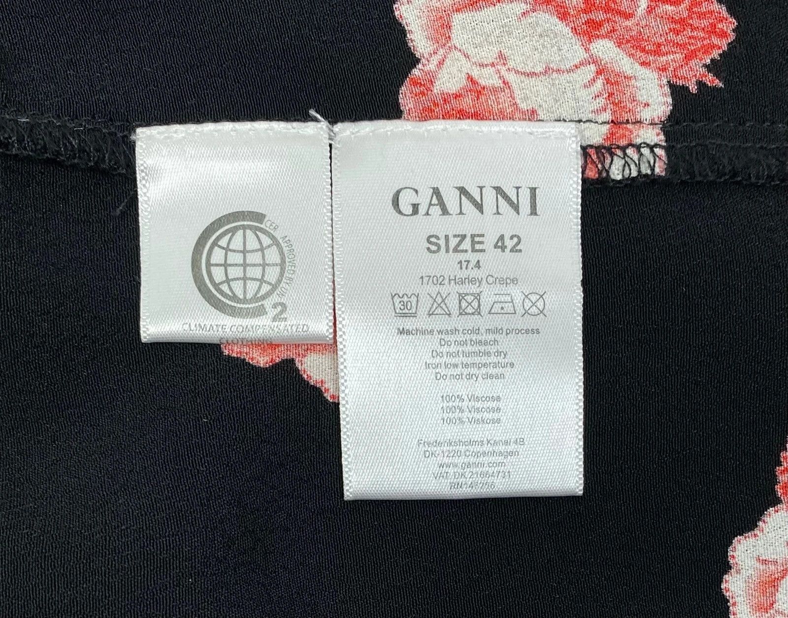 Ganni Ganni Viscose Blouse Collared Printed Rouses size 42 Size L / US 10 / IT 46 - 8 Thumbnail