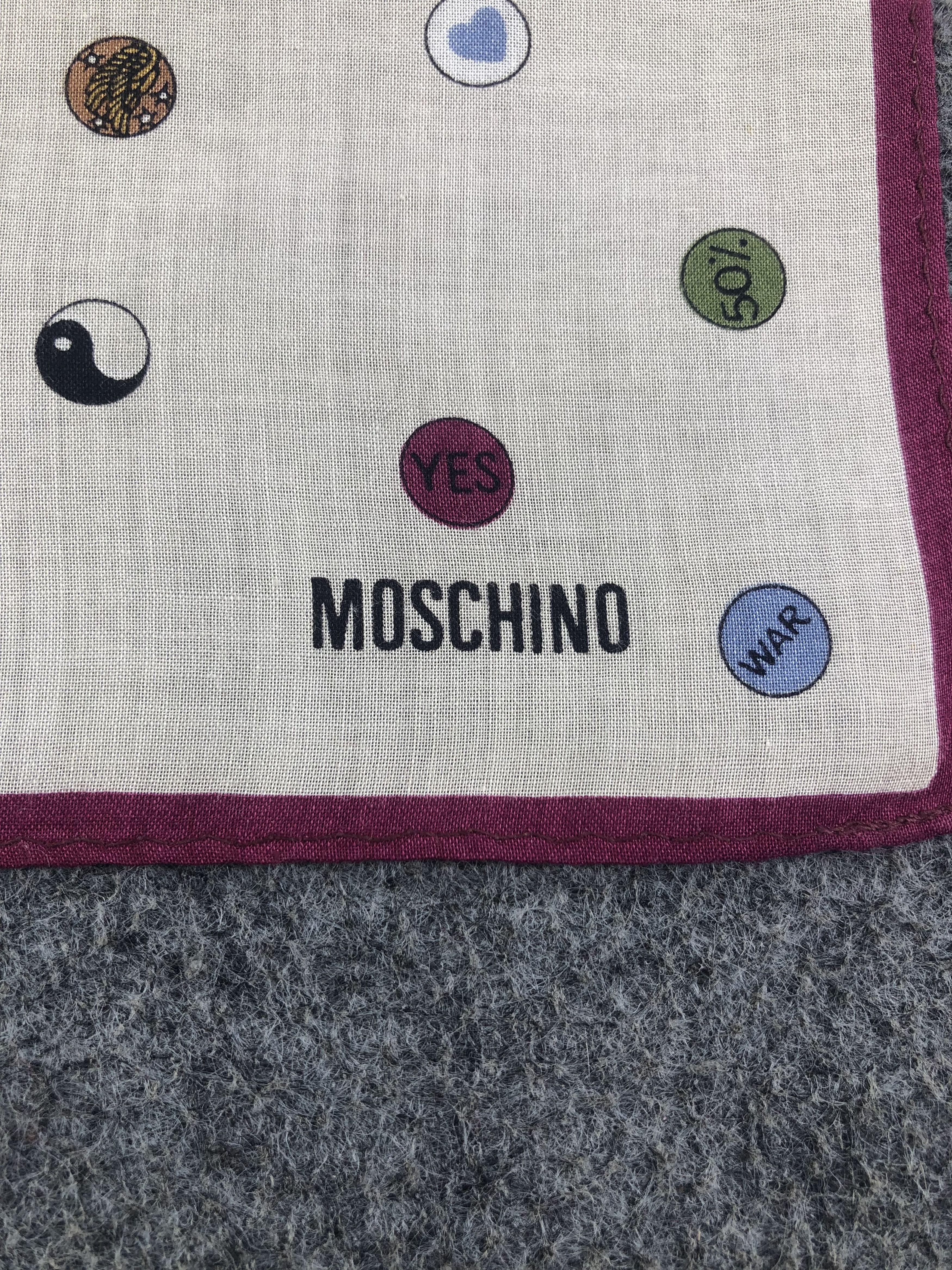 Vintage Moschino Handkerchief / Bandana / Neckerchief Size ONE SIZE - 5 Thumbnail