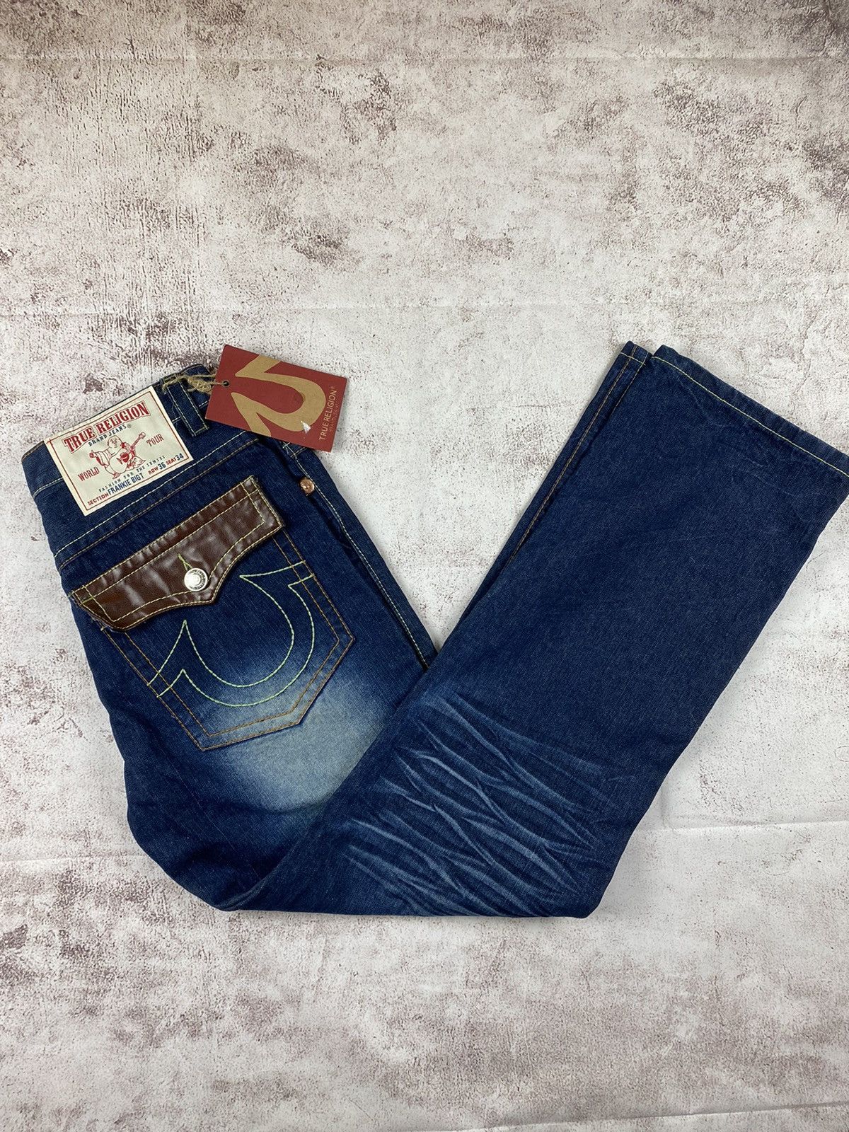 Mens New True Religion Jeans Denim streetwear pants y2k hype