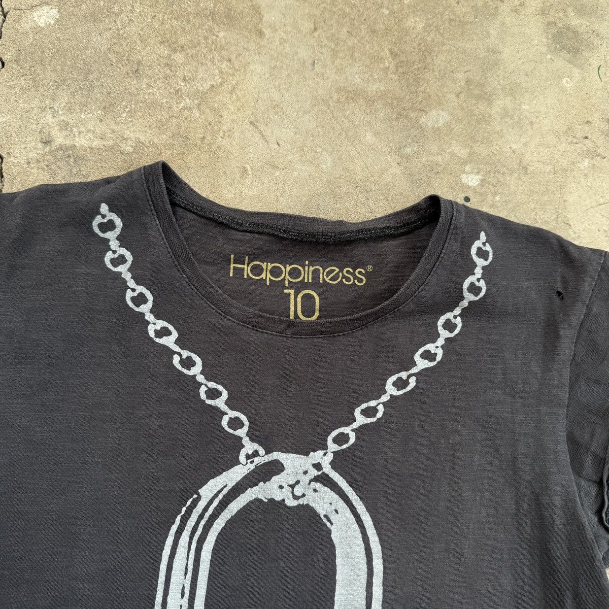 20471120 Happiness Gray Cotton Printed T-Shirt Size M / US 6-8 / IT 42-44 - 6 Thumbnail