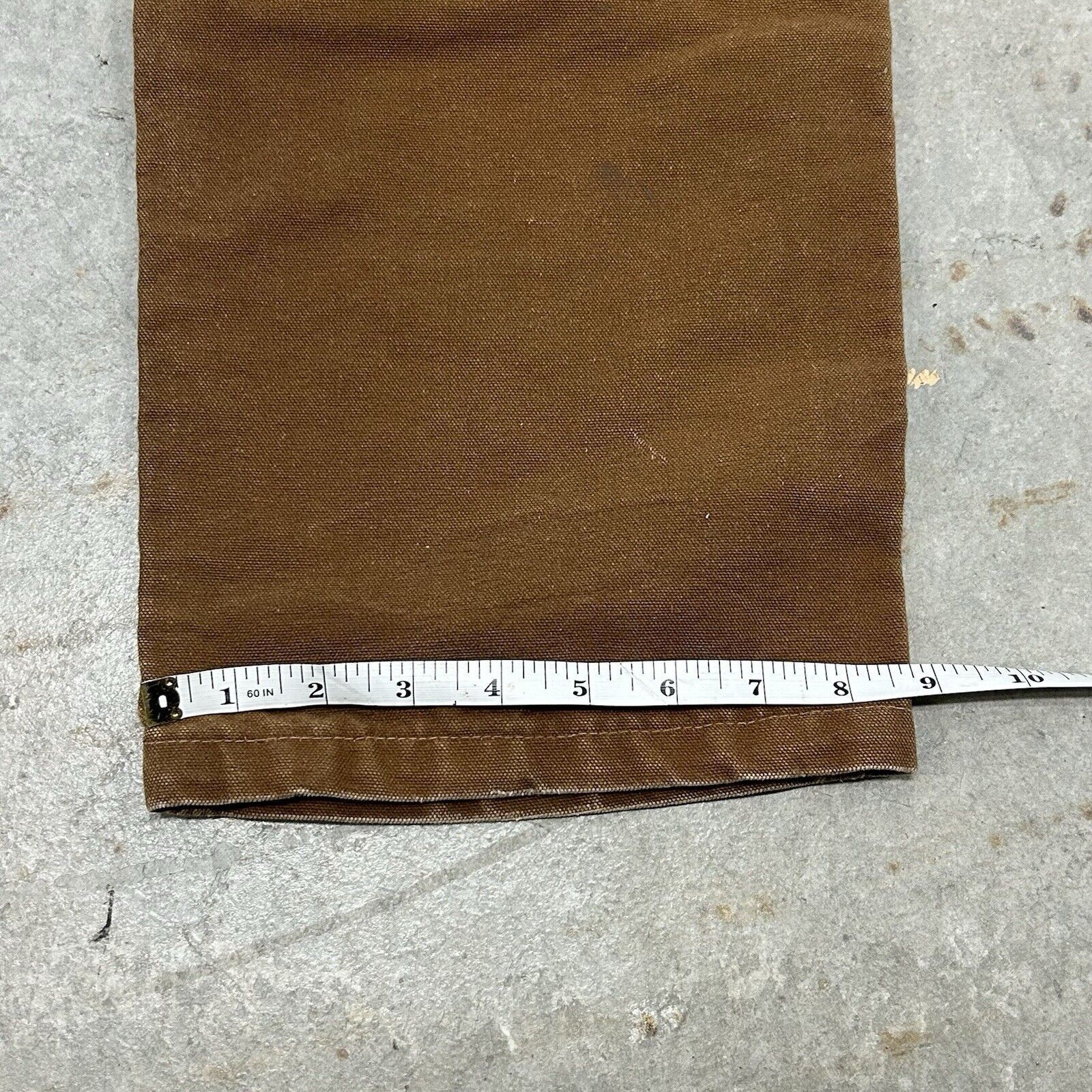 Carhartt × Vintage Vintage 50s Carhartt Double Knee Brown Canvas Pants RARE Size US 36 / EU 52 - 12 Thumbnail