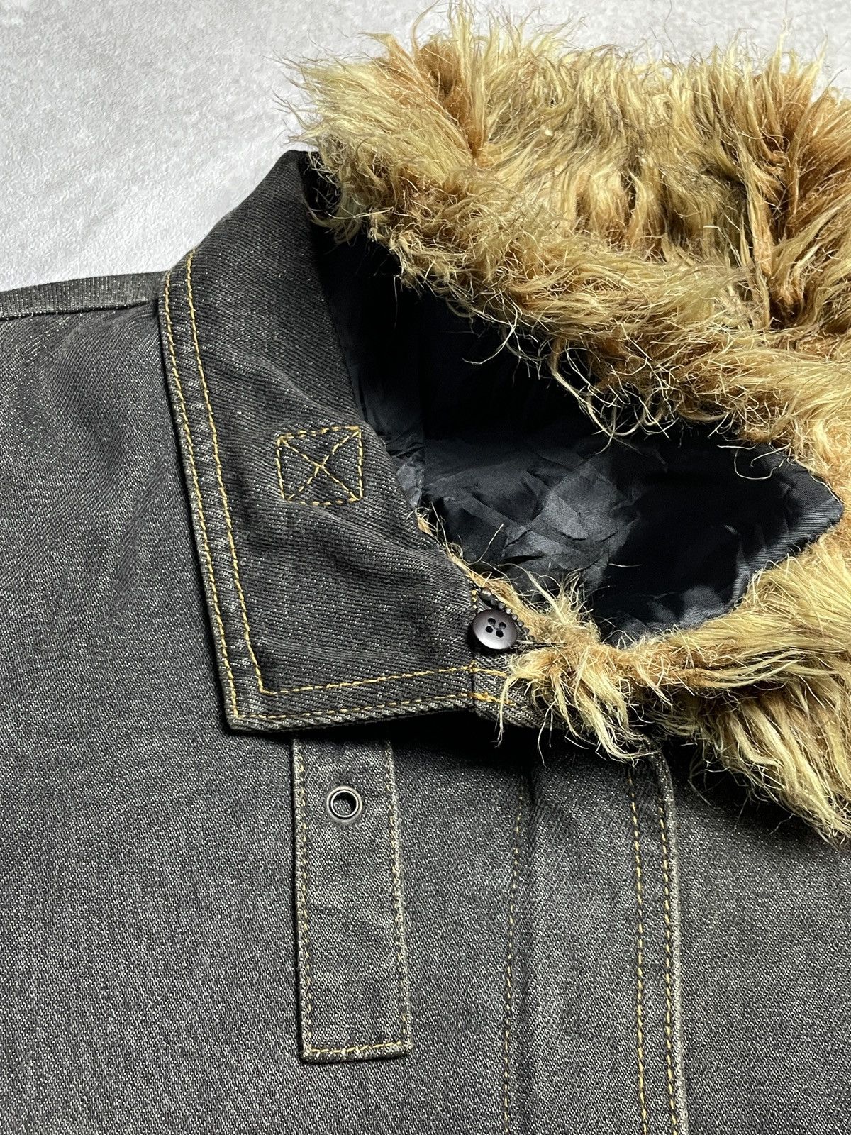 Japanese Brand 2000’s El.Road - Vkei Style Trim Fur Jacket Size US M / EU 48-50 / 2 - 17 Thumbnail