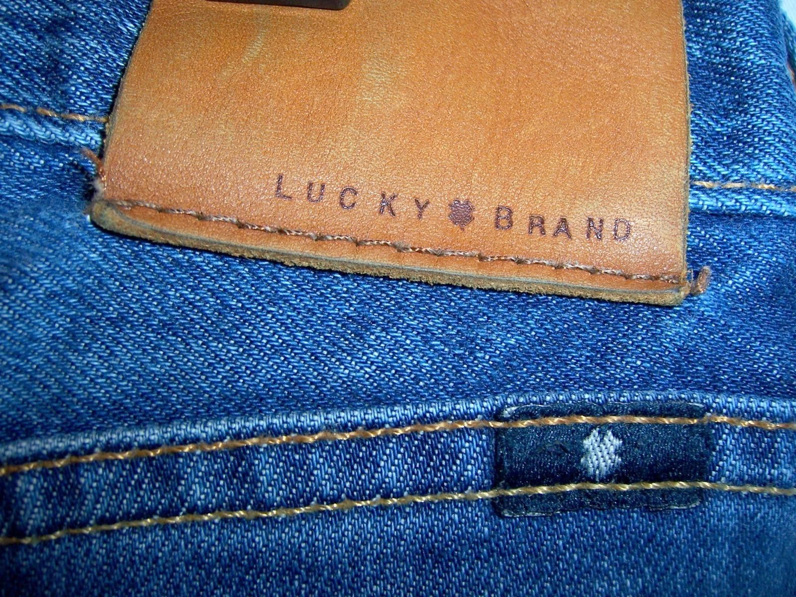 Lucky Brand Lucky Brand 121 Heritage Slim Men's Jeans 28w x 32 - Raw Hem Size US 28 / EU 44 - 3 Thumbnail