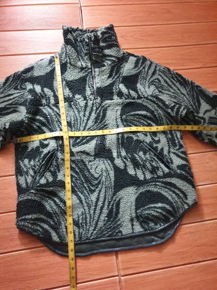Japanese Brand Emoda abstract streetwear fleece Sweater Jacket Size US M / EU 48-50 / 2 - 8 Thumbnail