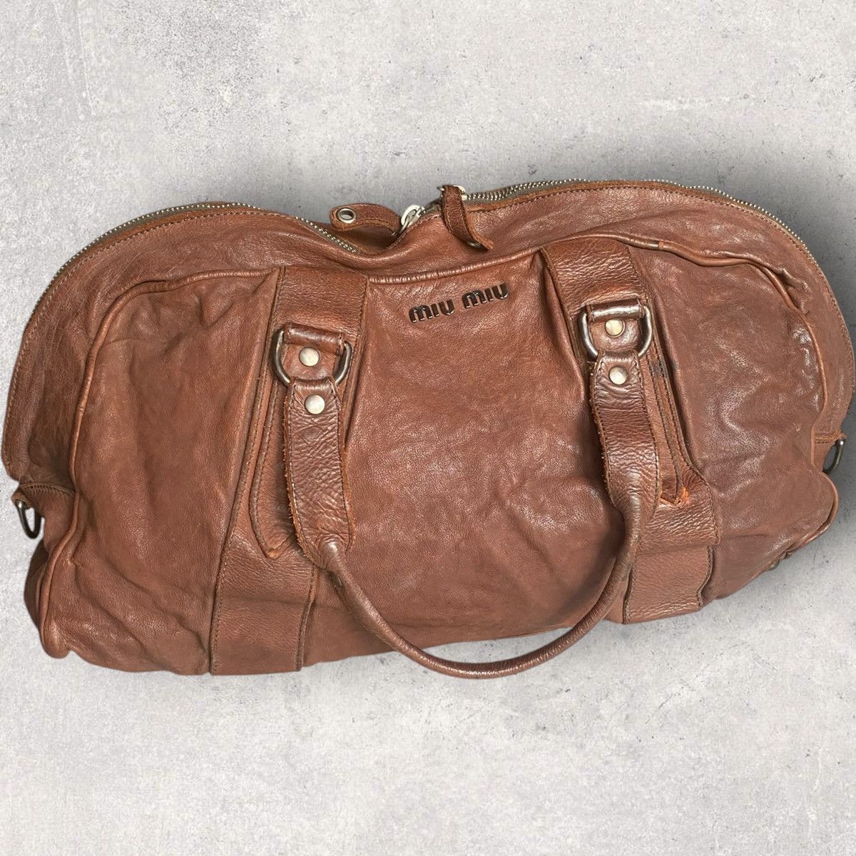 Miu Miu Vintage 2000’s Miu Miu Bowling Bag Size ONE SIZE - 1 Thumbnail