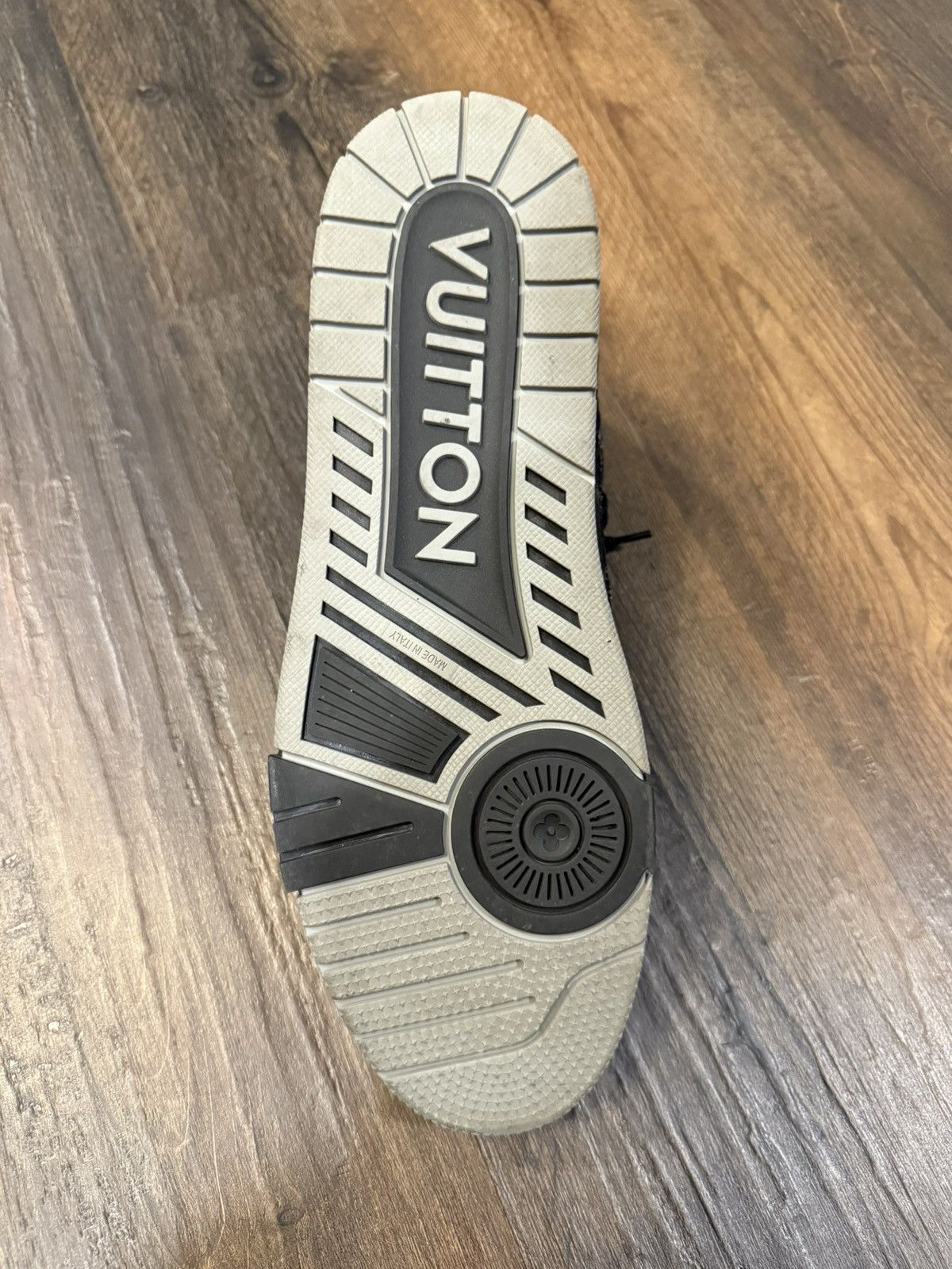 Louis Vuitton Louis Vuitton LV Trainer Black Monogram Denim Size US 12 / EU 45 - 6 Thumbnail