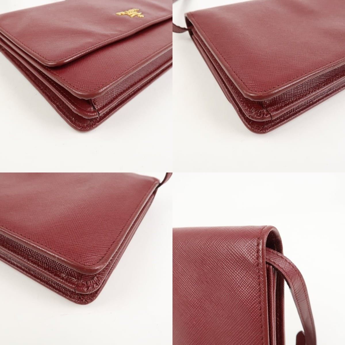 Prada Prada Saffiano Wallet on Chain Crossbody Bag Size ONE SIZE - 5 Thumbnail