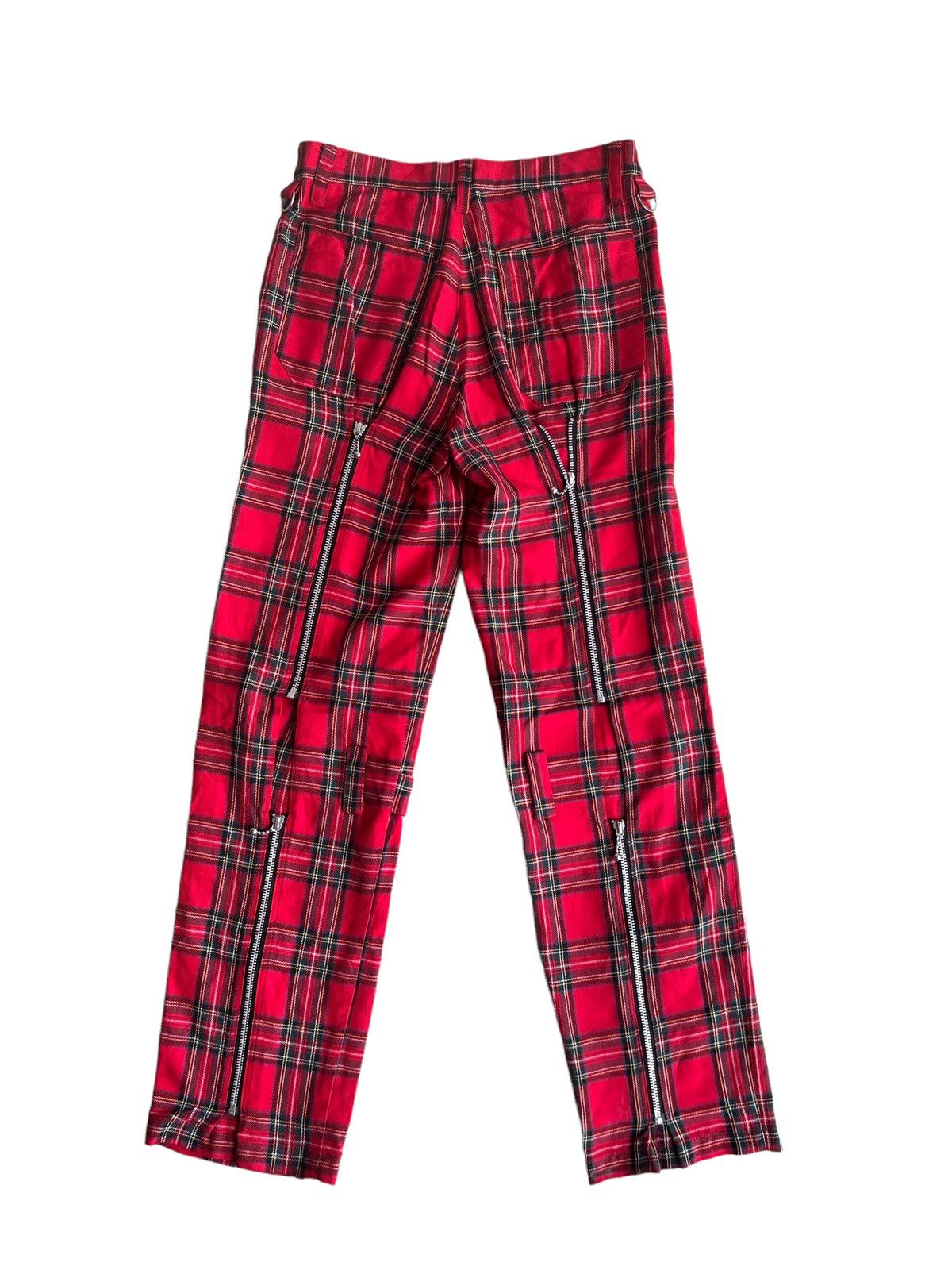 A.F.F.A. × Seditionaries × Vintage 1990s Harajuku YH Bondage Zipper Seditionaries Pants Size US 30 / EU 46 - 2 Thumbnail