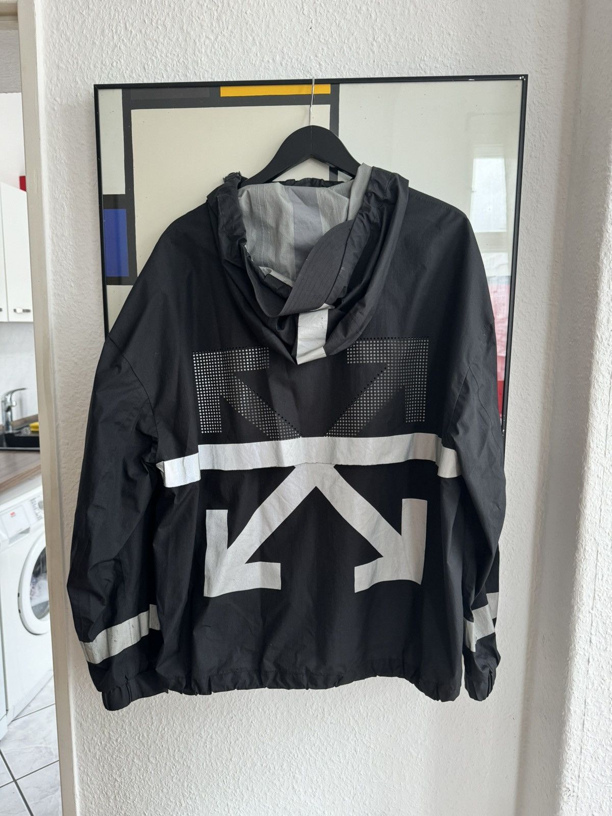 Off white reflective jacket best sale