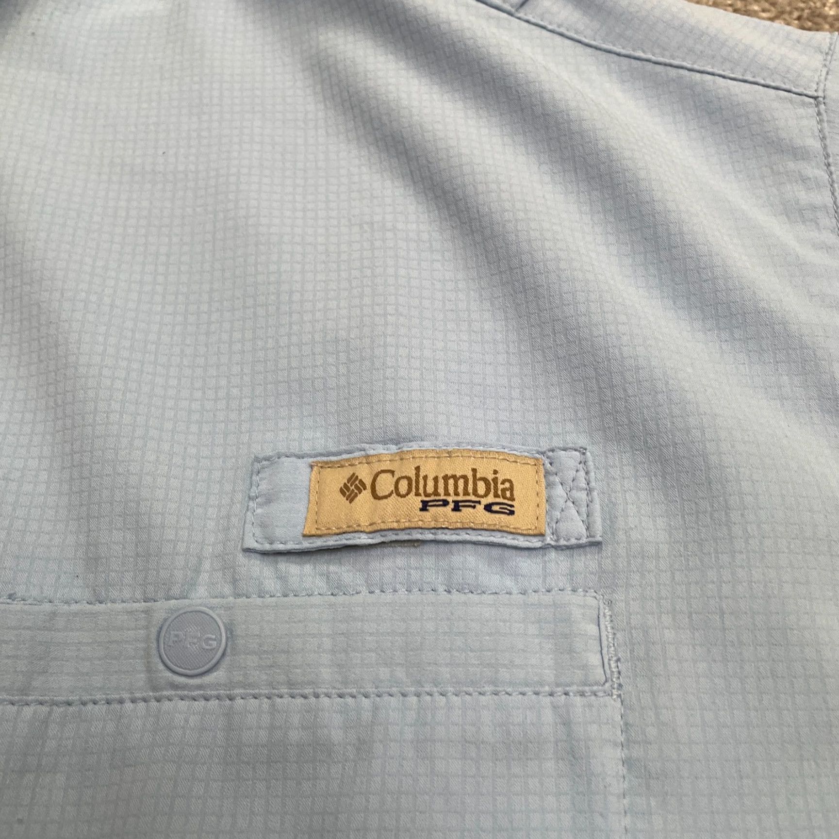 Vintage Columbia PFG Omni Shade Tamiami Shirt Mens XXL Light Blue Short Sleeve Fishing Size US XXL / EU 58 / 5 - 4 Thumbnail