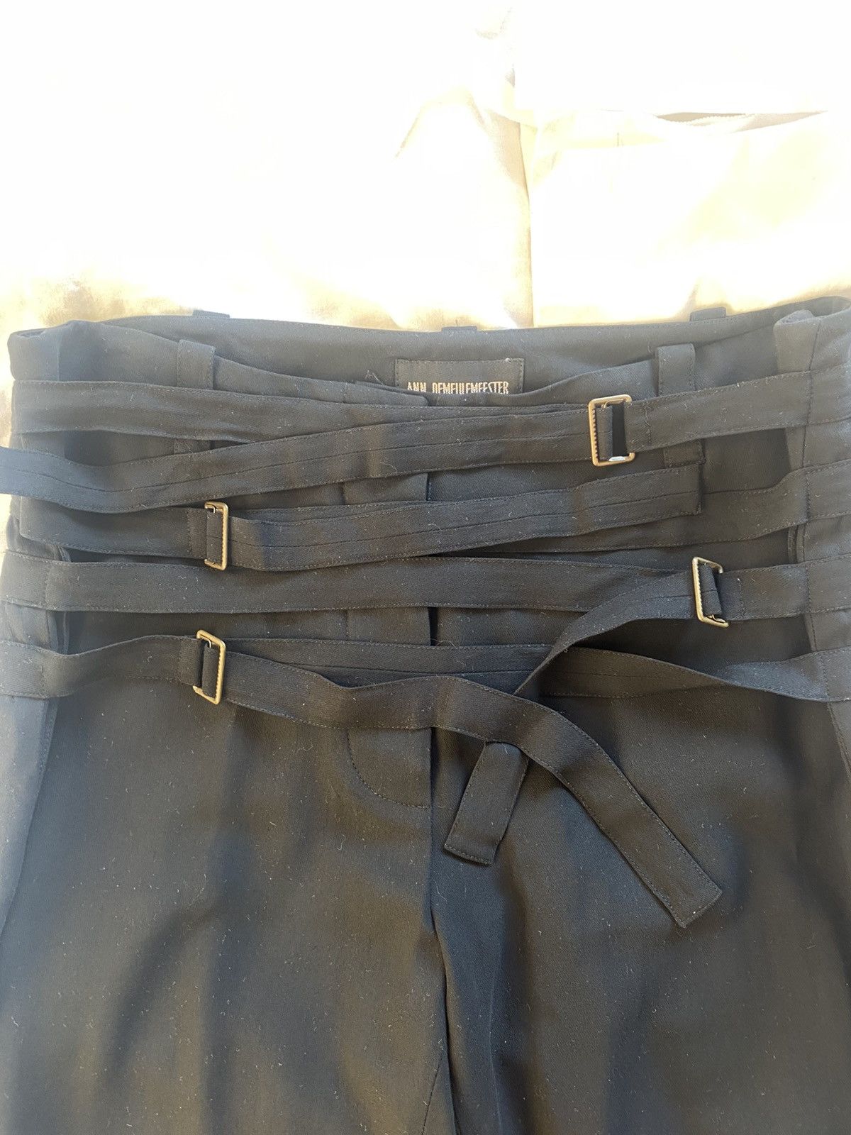 Ann Demeulemeester Ann Demeulemeester SS2003 bondage pants Size 28" / US 6 / IT 42 - 6 Thumbnail