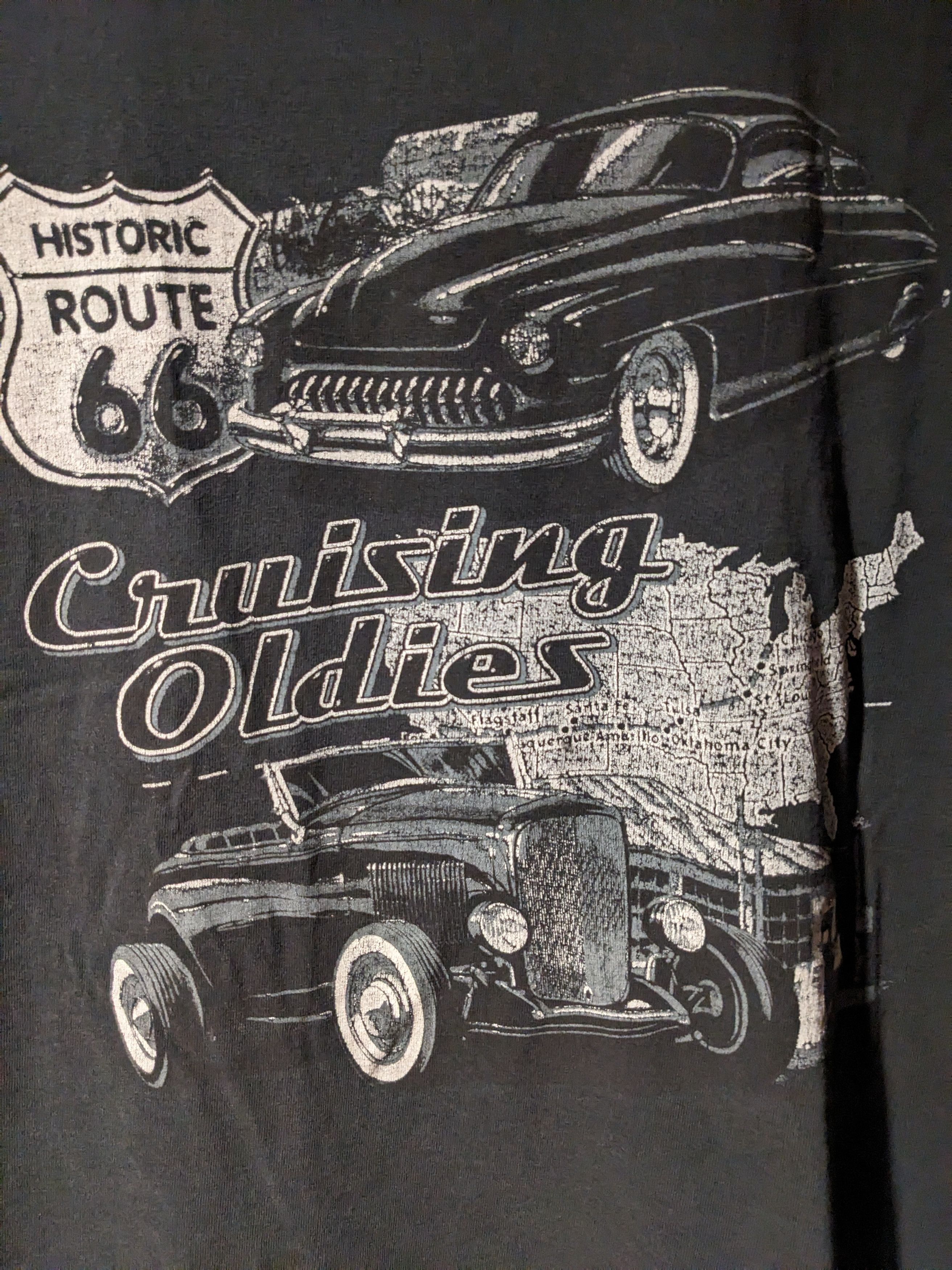 Chase Authentics × NASCAR × Vintage Vintage 90s Cruising Oldies Hot Rod Nascar XX-Large T-Shirt Size US XXL / EU 58 / 5 - 2 Thumbnail