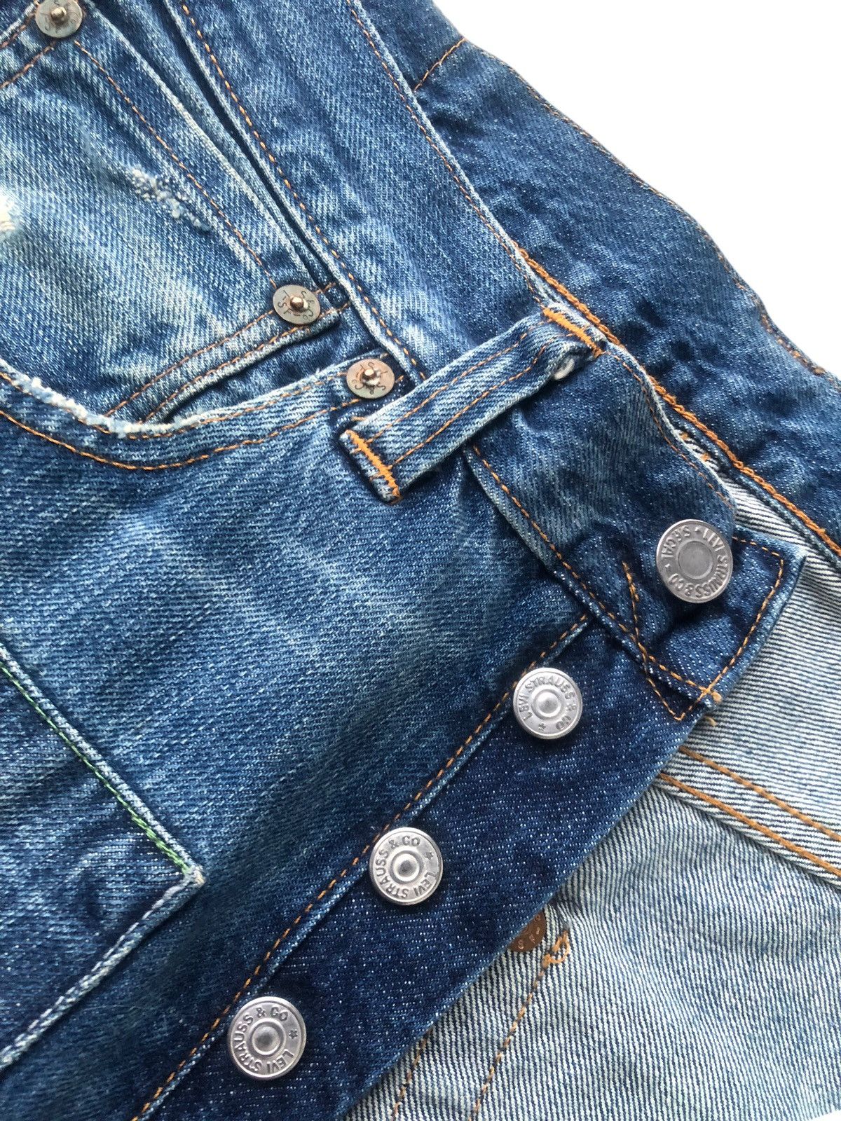 Levi's Vintage Clothing 💯LEVI'S VINTAGE CLOTHING LVC 501XX 1947 Selvedge Big E Jeans Size US 33 - 8 Thumbnail