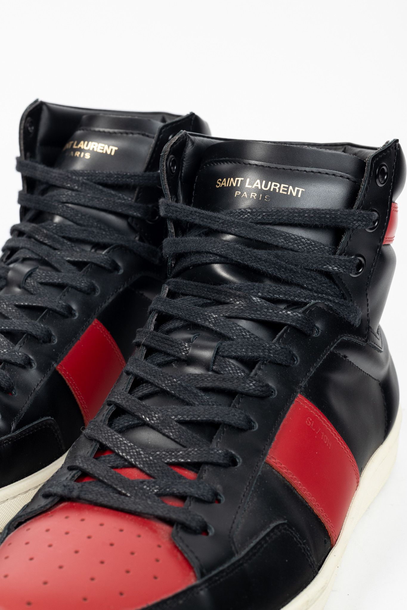 Saint Laurent Paris Saint Laurent SL/10H High Court Classic High-Top Sneakers Size US 10 / EU 43 - 7 Thumbnail