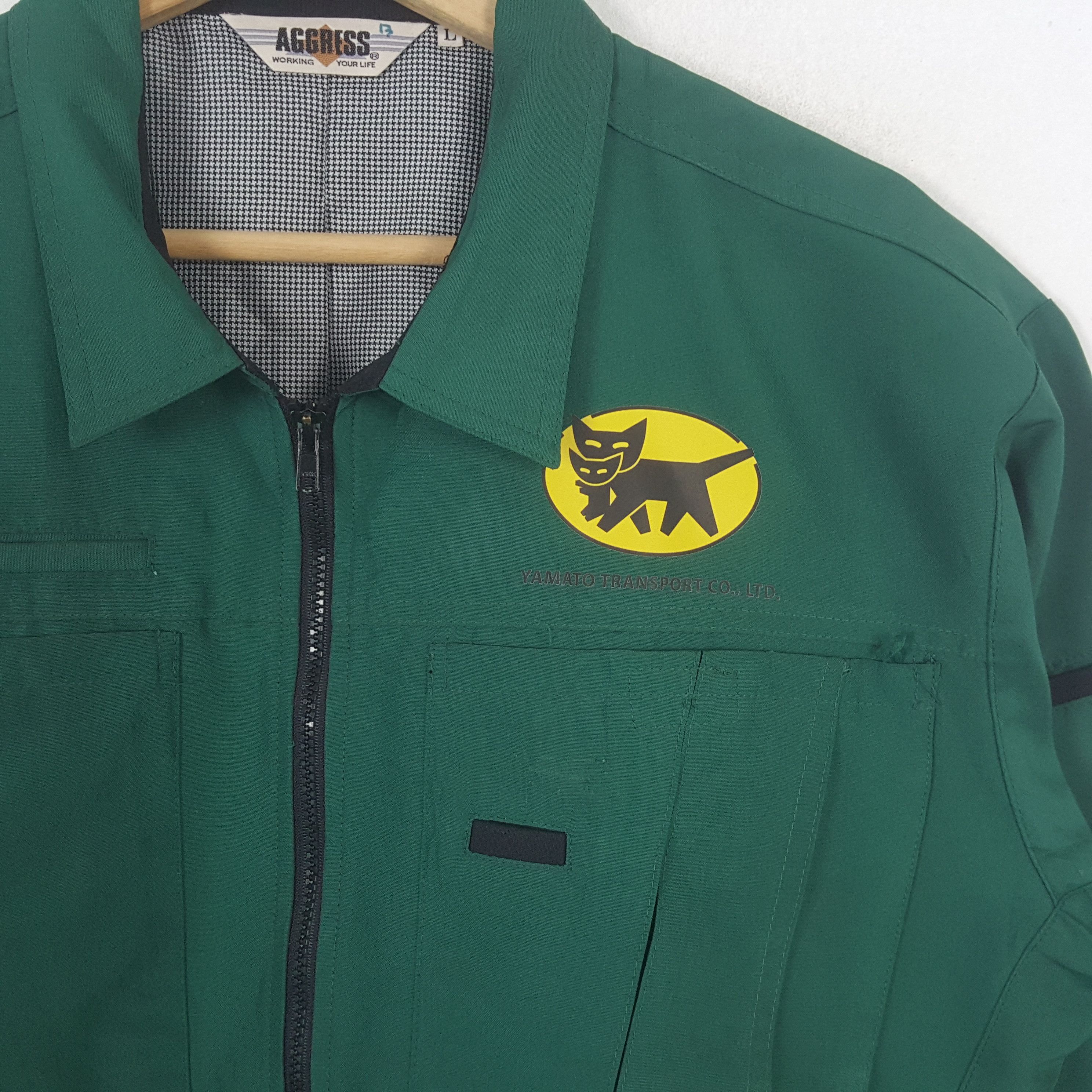 Japanese Brand × Vintage Vintage Yamato Transports Japan Racing Custom Jacket C284N15 Size US L / EU 52-54 / 3 - 4 Thumbnail