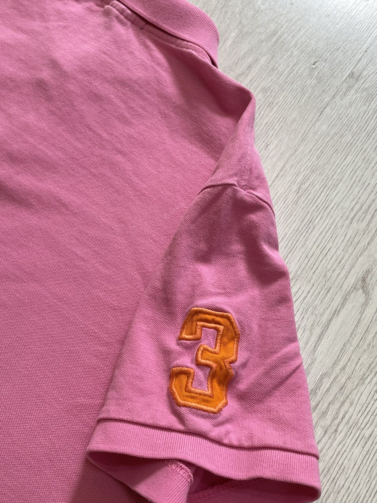 Polo Ralph Lauren Chief Keef Polo Ralph Lauren Vintage Big Pony Pink Polo Size US XXL / EU 58 / 5 - 9 Thumbnail