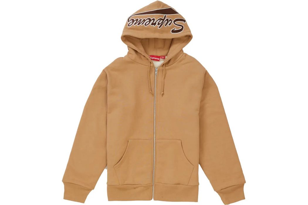 Supreme Supreme Thermal Zip Up Sweatshirt | Grailed