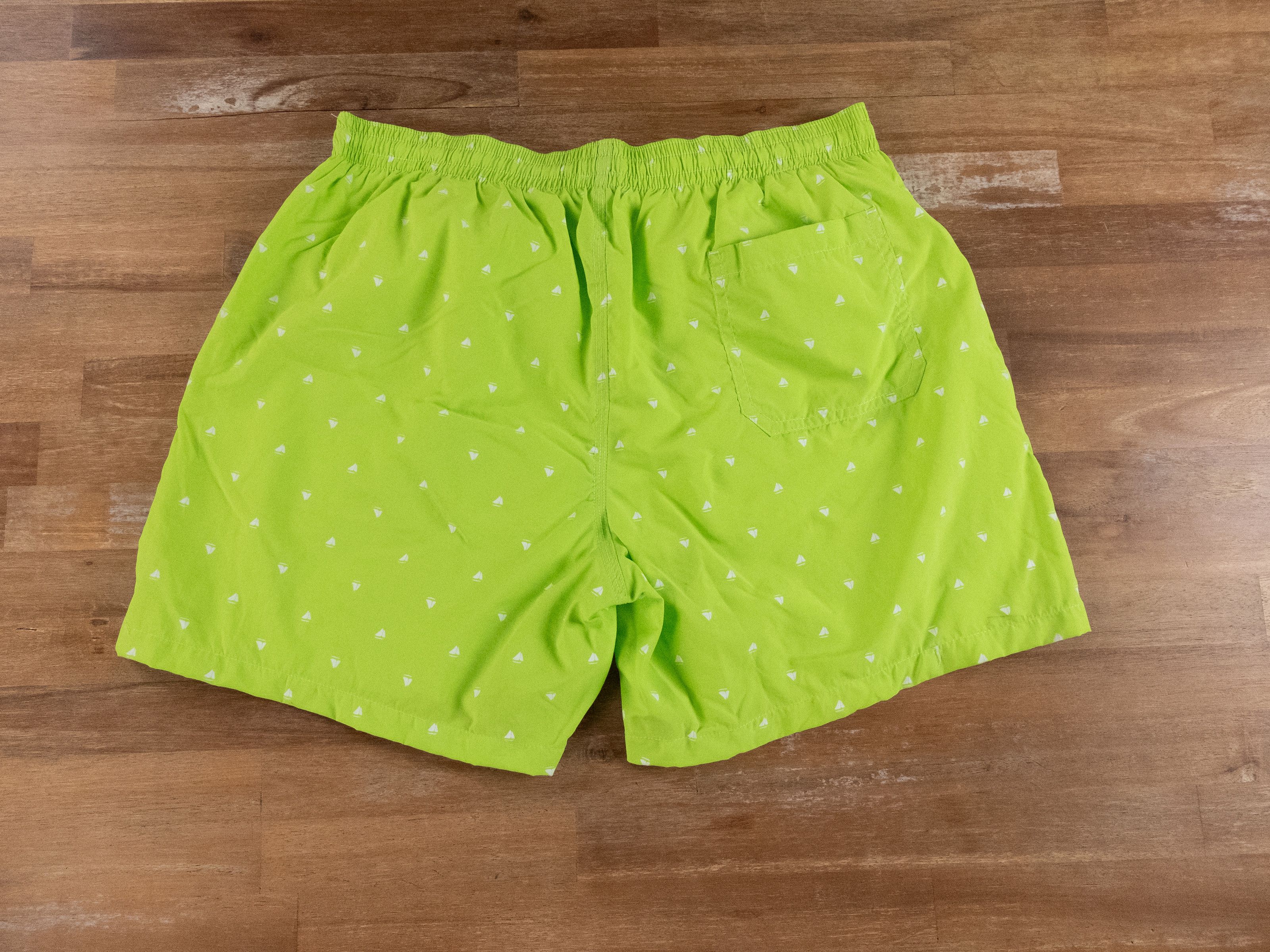 Malo MALO Optimum green sail ship motif swim shorts XXL Italy Size US 38 / EU 54 - 3 Thumbnail