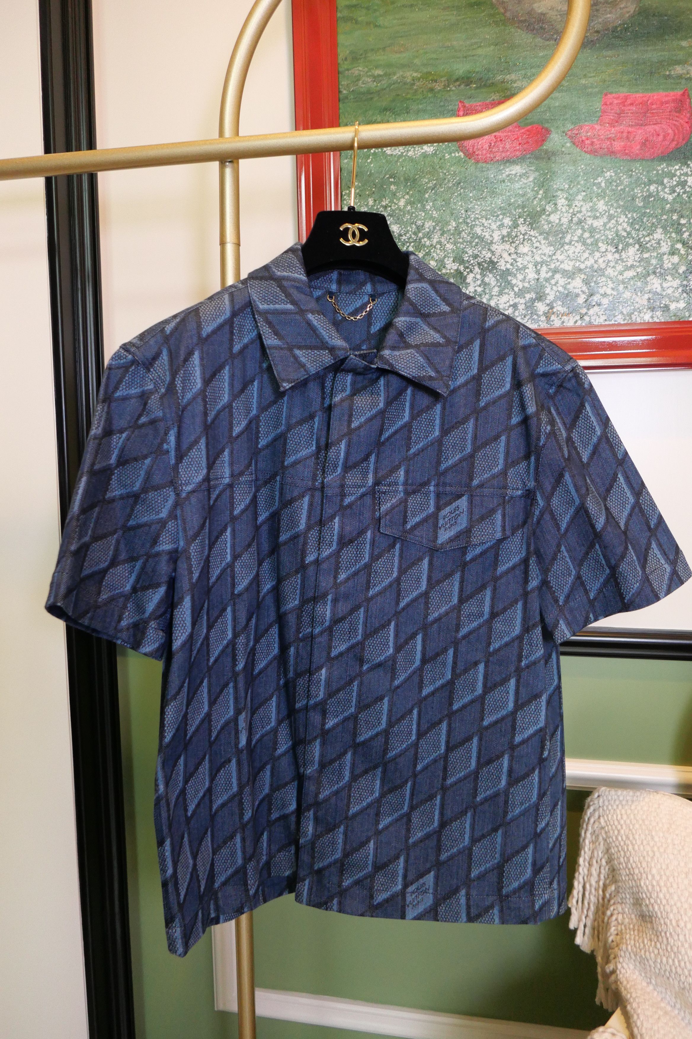 Louis Vuitton Louis Vuitton Casual Denim Shirt Size US XS / EU 42 / 0 - 1 Thumbnail